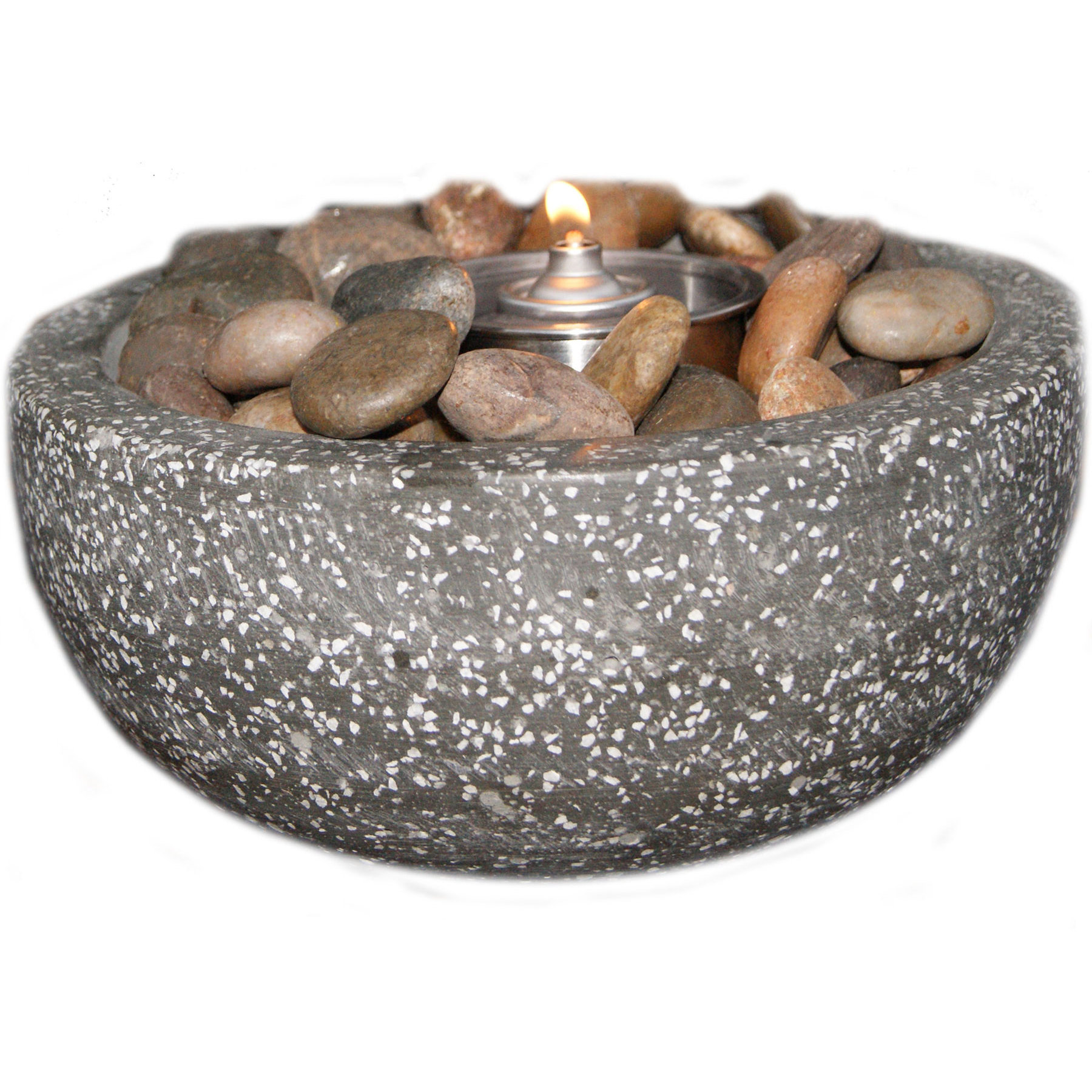 Deeco Rock Stone Tea Light Candle Holder & Reviews Wayfair