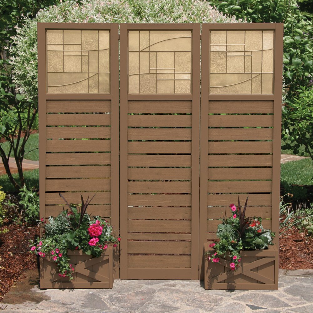 Yardistry Garden Screen With Planter Boxes & Reviews 