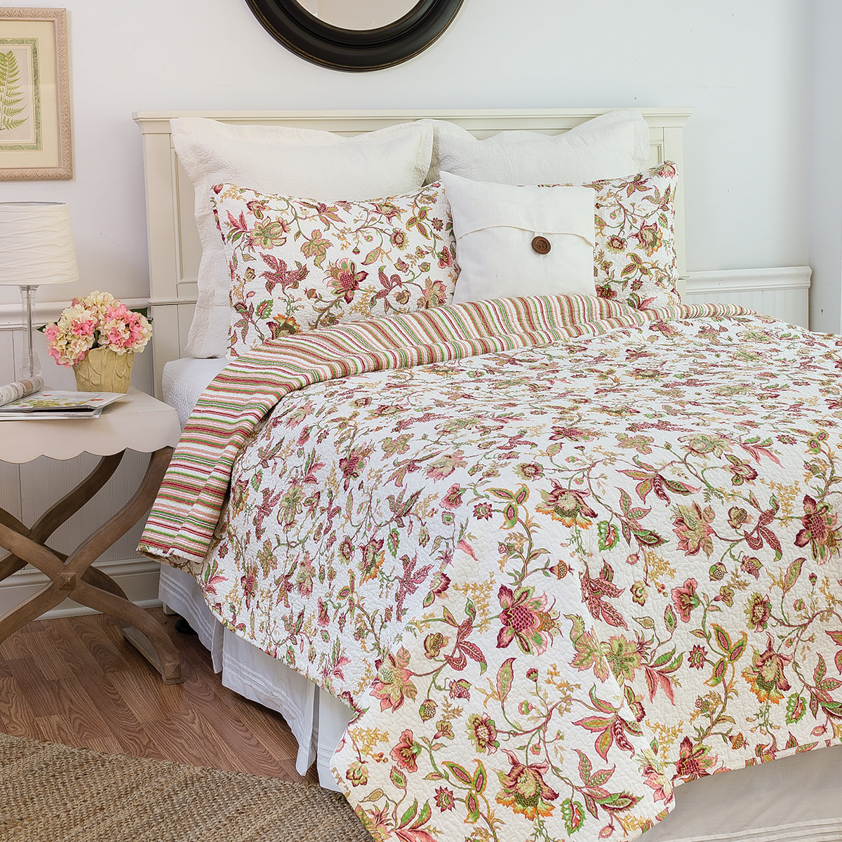 C & F Enterprises Jacobean Reversible Quilt Set Wayfair