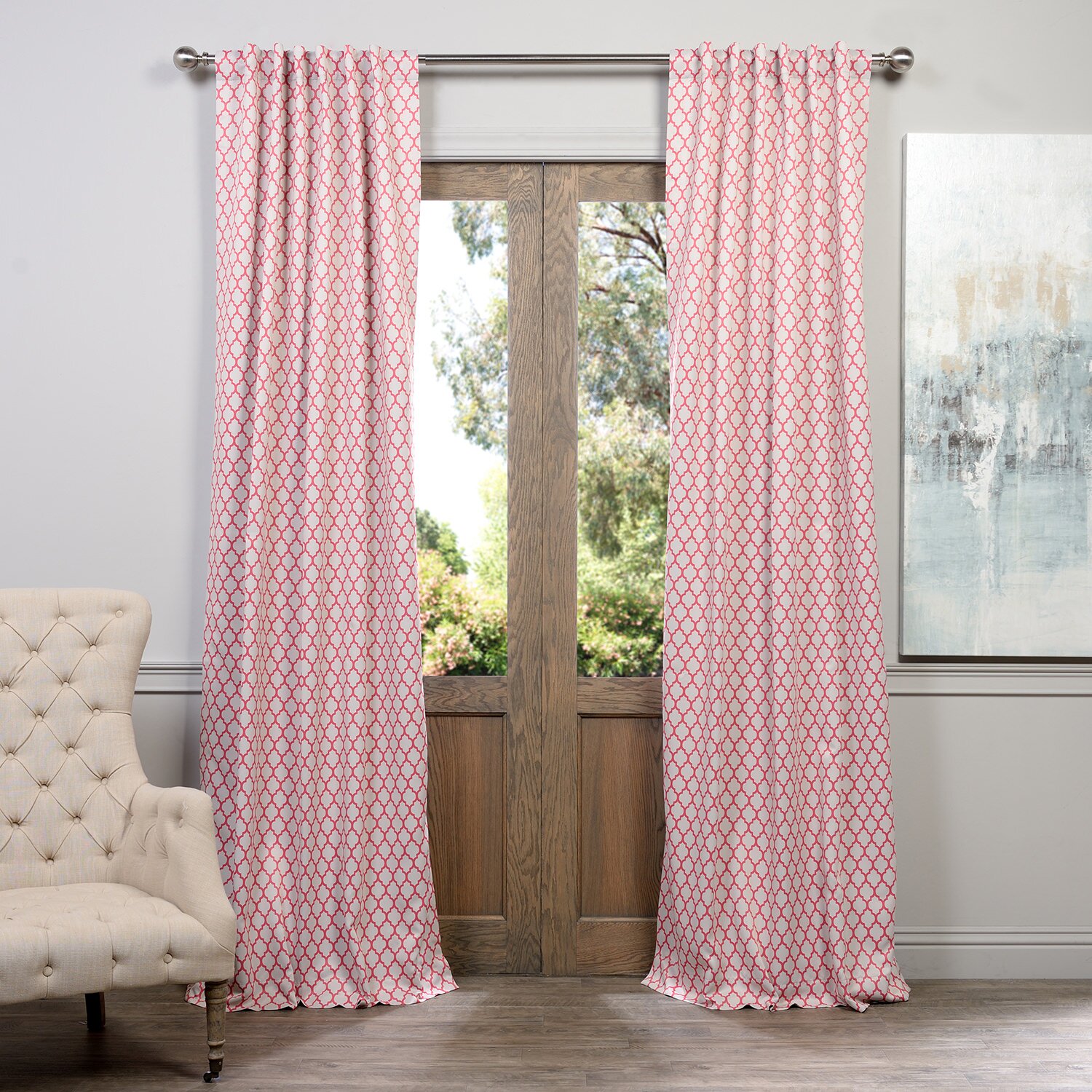 Half Price Drapes Casablanca Blackout Single Curtain Panel 