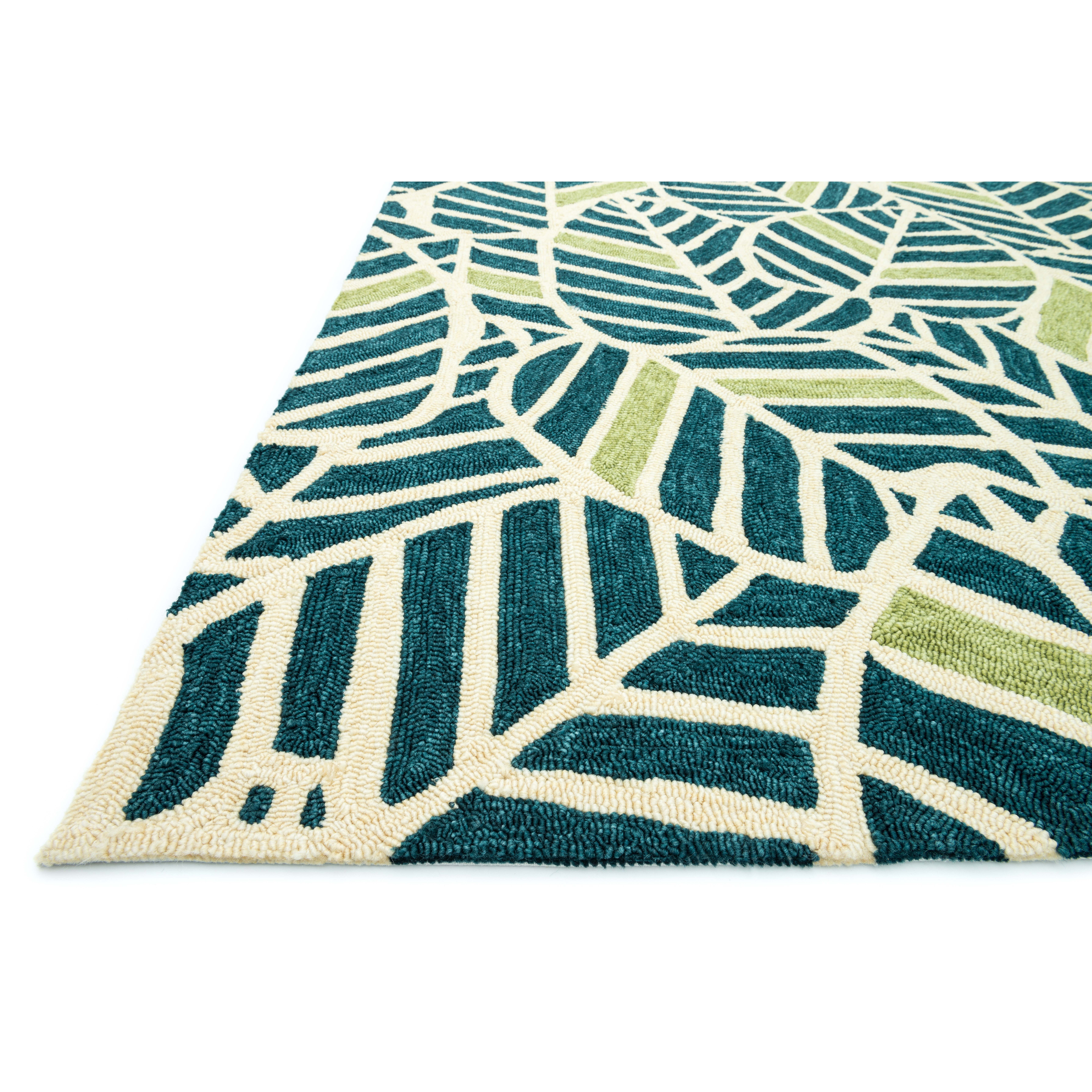 Loloi Rugs Tropez Blue & Green Tropical Inspired Indoor/Outdoor Rug