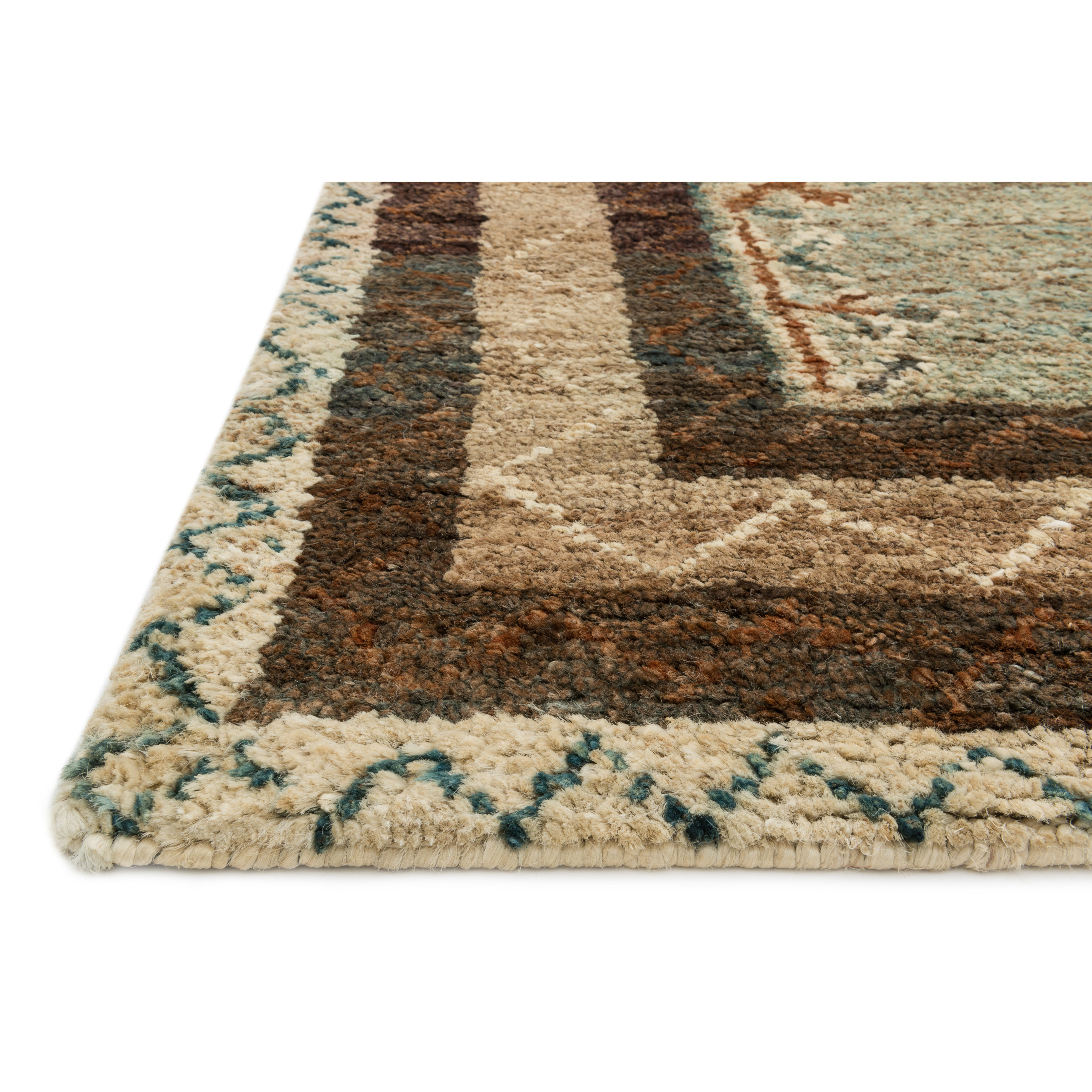 Loloi Rugs Nomad Aqua/Beige Area Rug & Reviews Wayfair