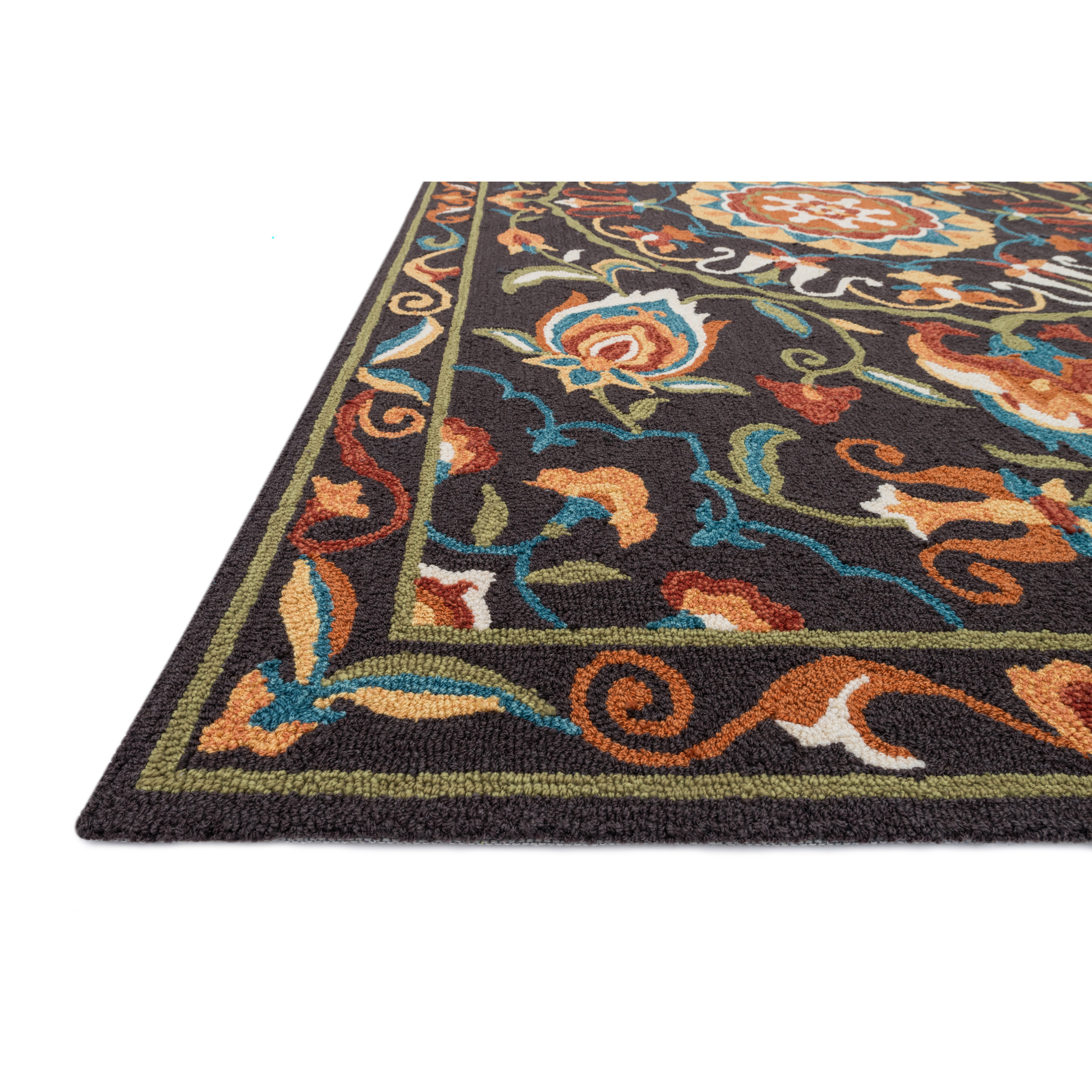 Loloi Rugs Francesca Brown/Green Area Rug & Reviews Wayfair