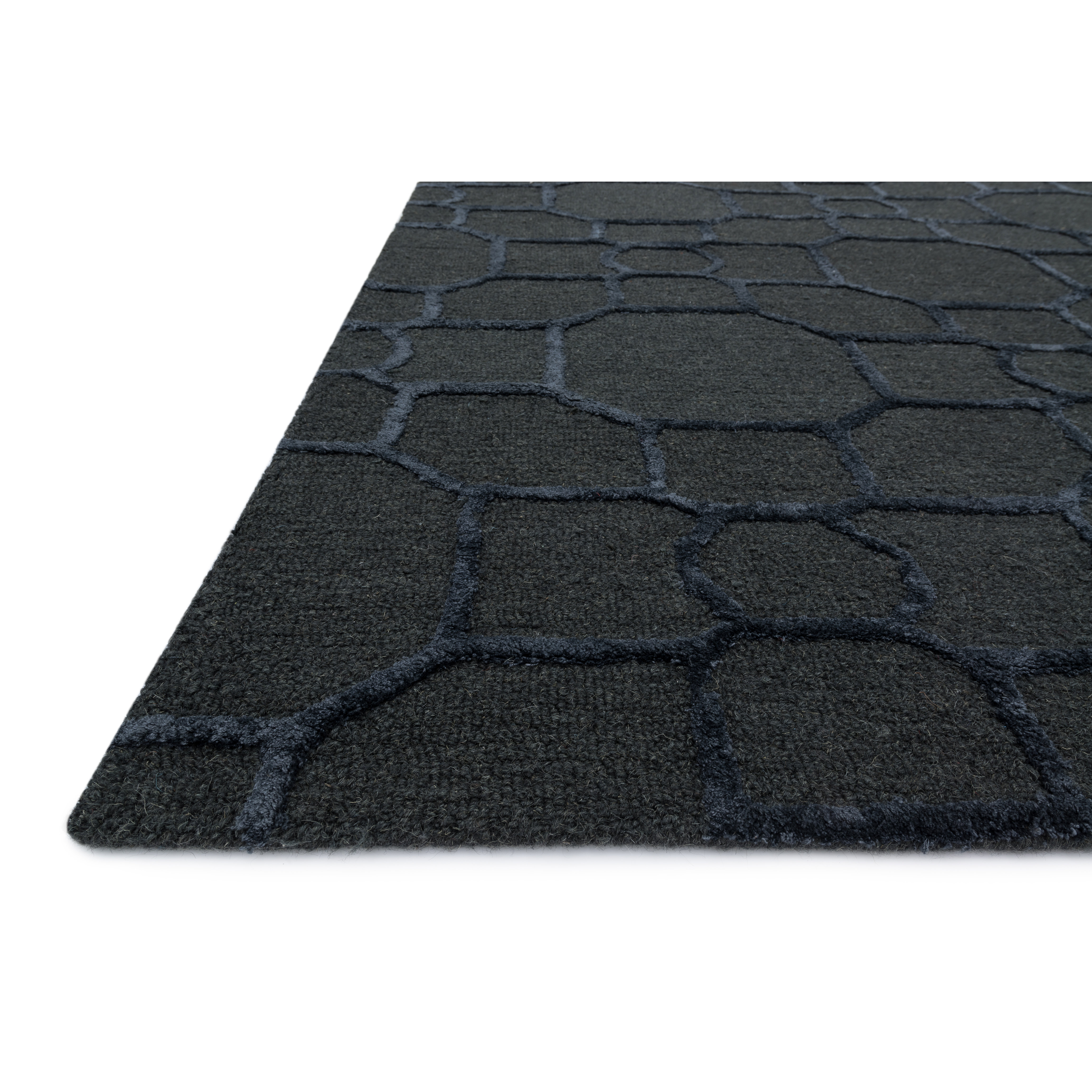 Loloi Rugs Panache Handmade Charcoal/Black Area Rug Wayfair