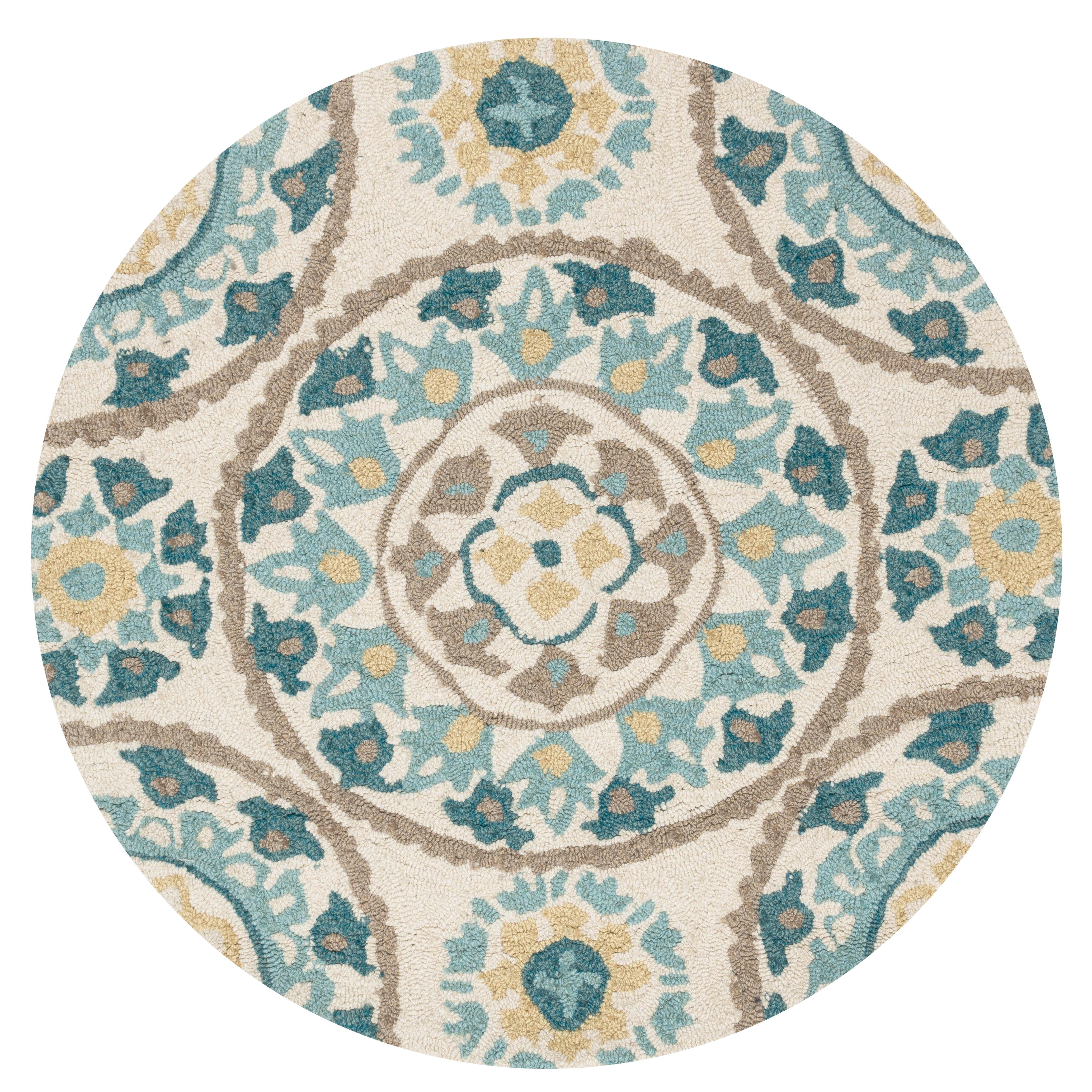 Loloi Rugs Francesca Ivory & Blue Floral Area Rug & Reviews 