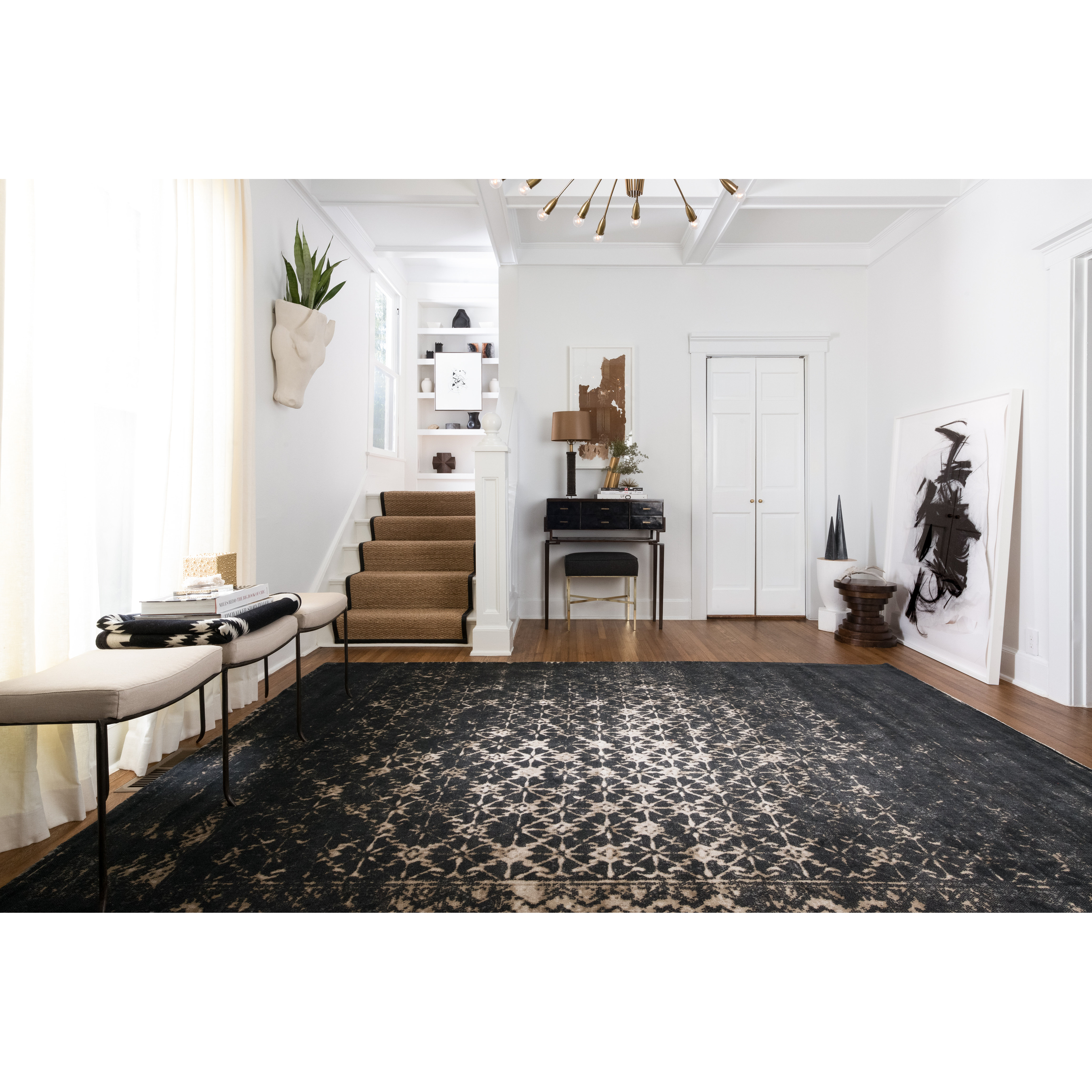 Loloi Rugs Journey Black/Tan Area Rug & Reviews Wayfair