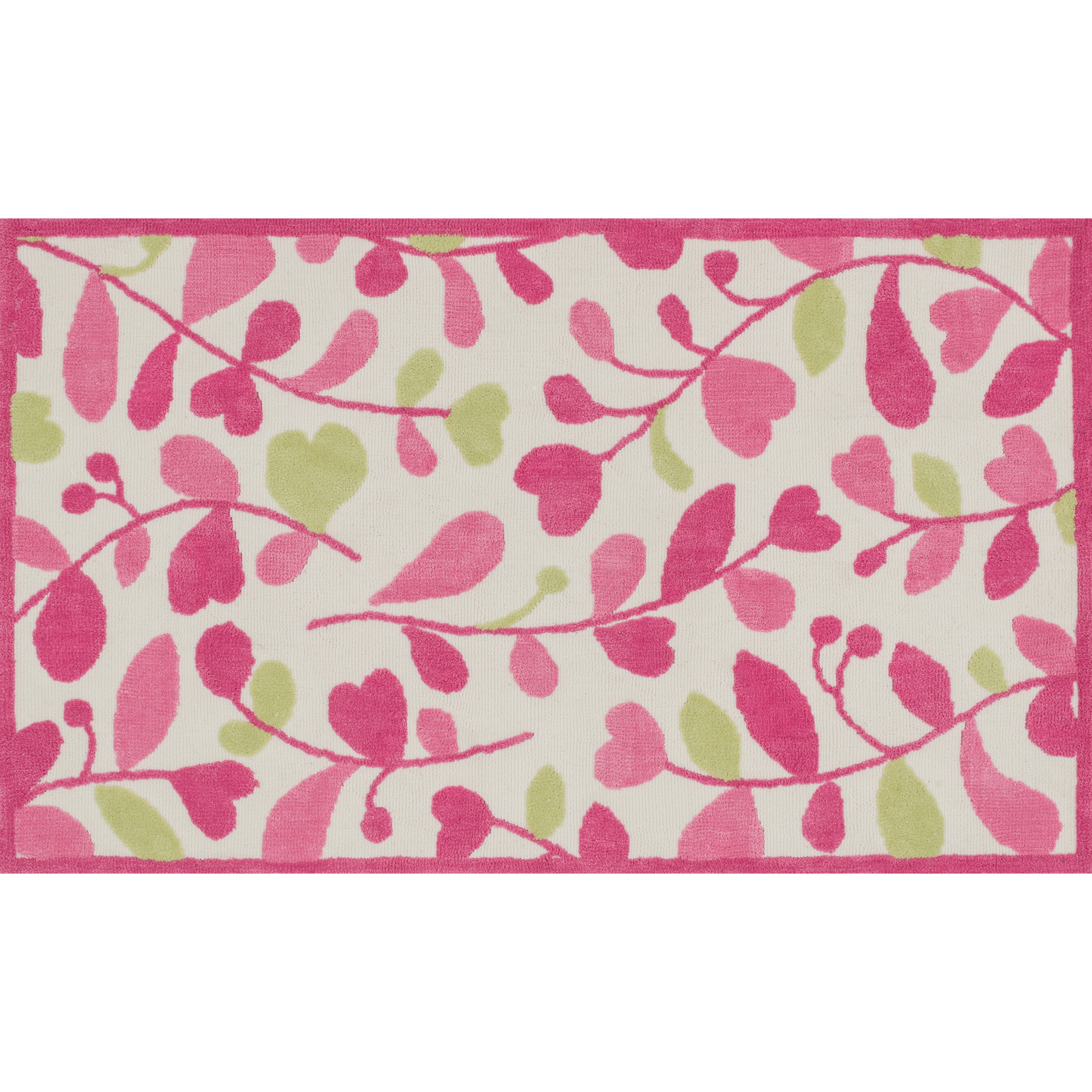 Loloi Rugs Zoey Pink/Green Area Rug & Reviews Wayfair