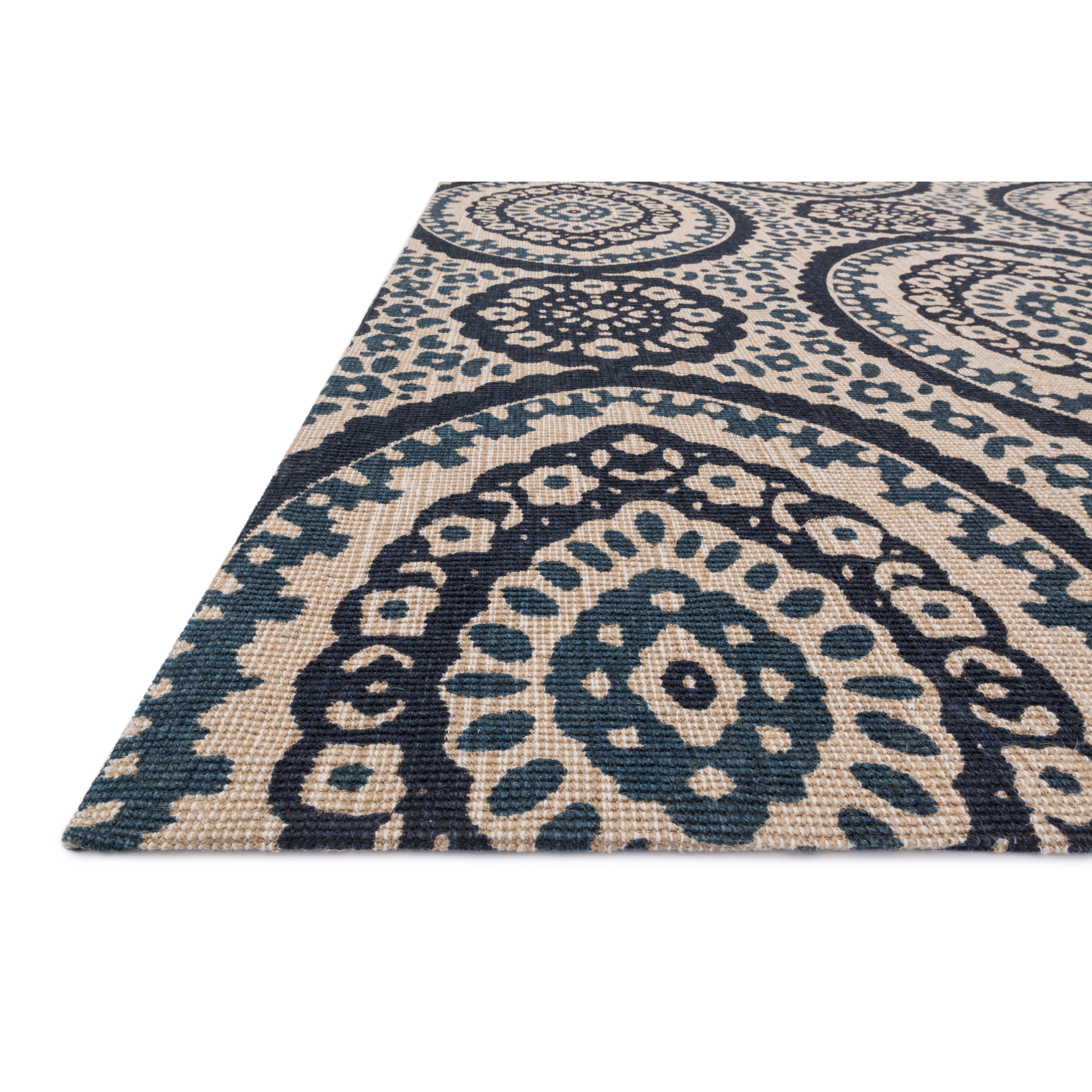 Loloi Rugs Vero Natural & Navy Area Rug & Reviews Wayfair