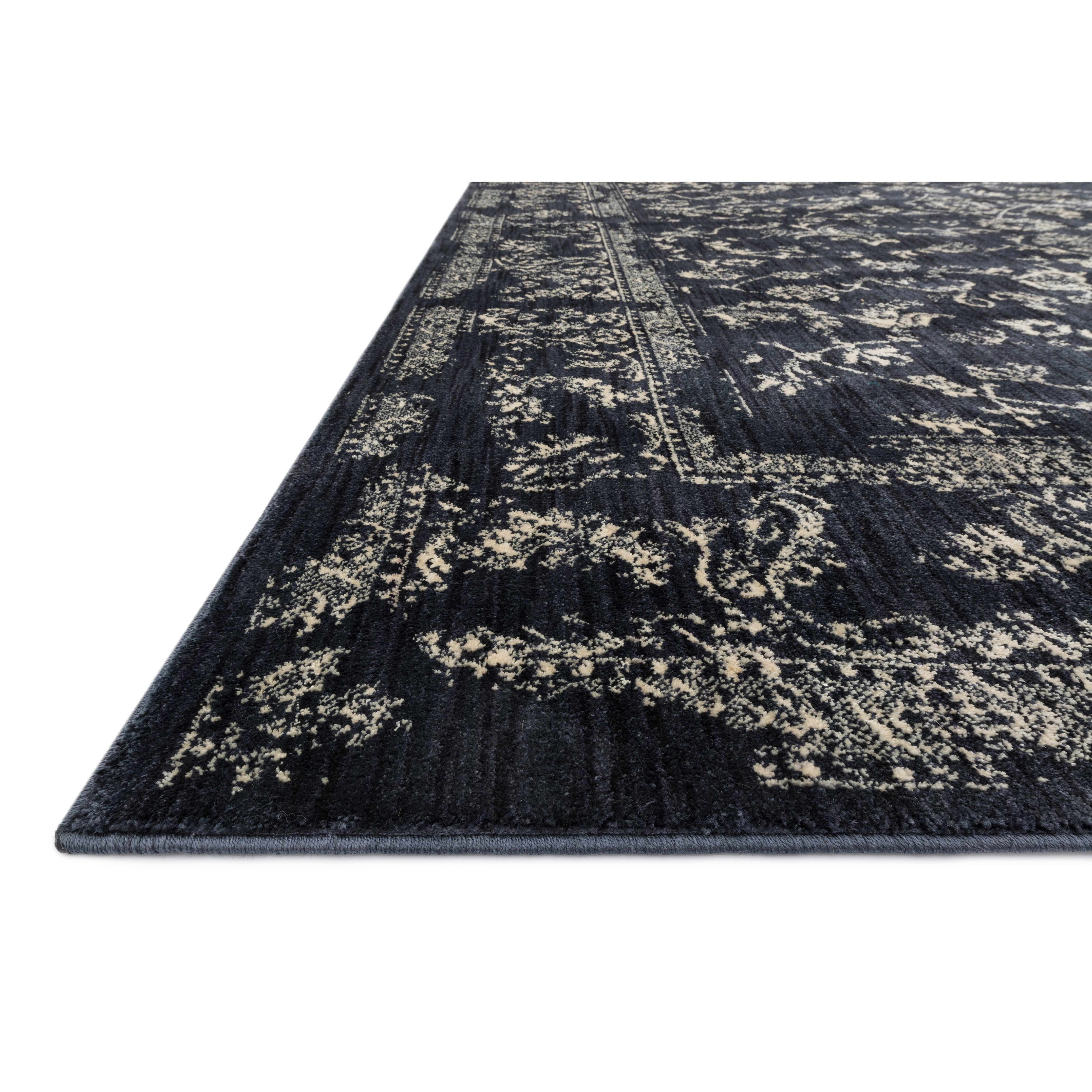 Loloi Rugs Florence Black / Ivory Area Rug Wayfair