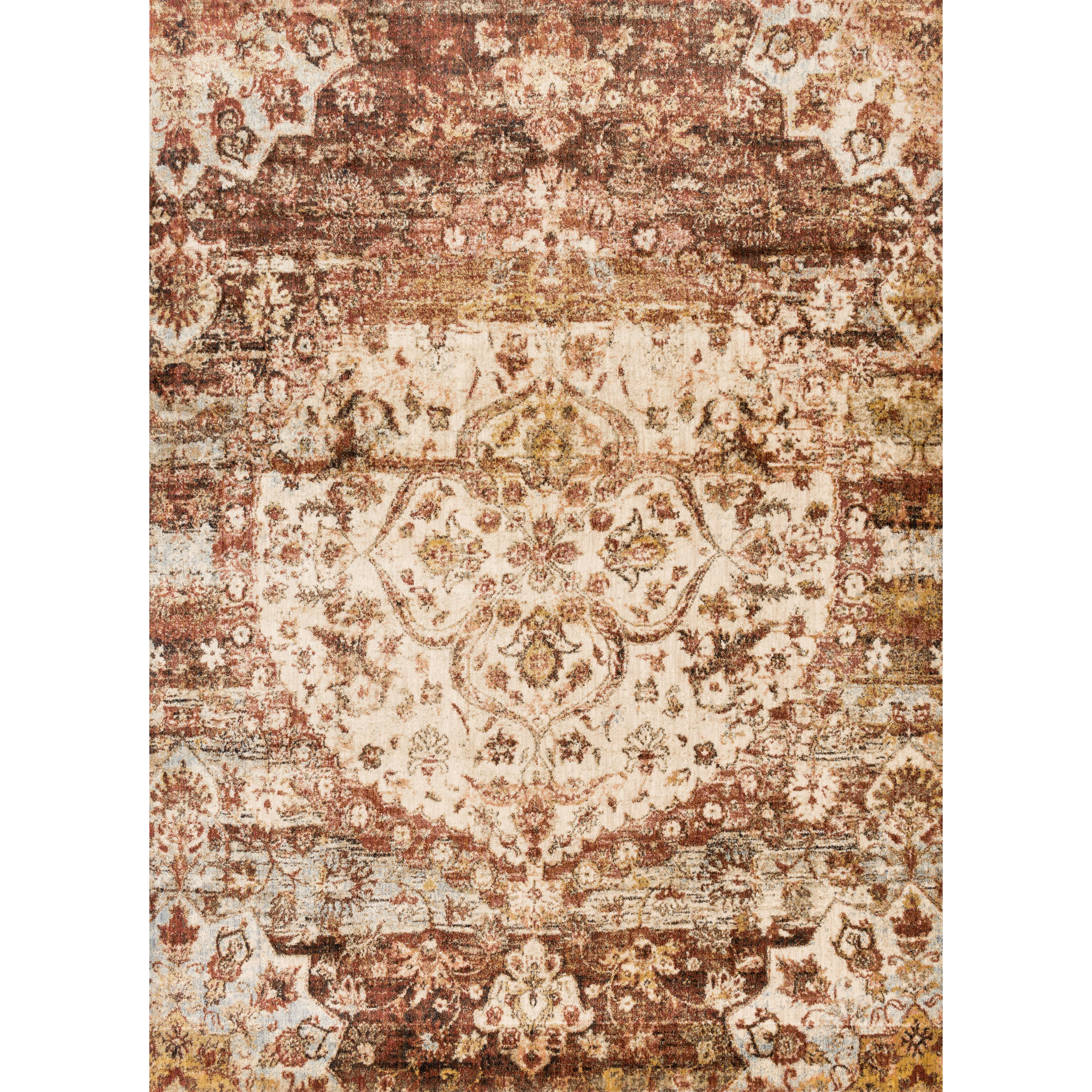 Loloi Rugs Anastasia Rust/Ivory Area Rug & Reviews Wayfair.ca