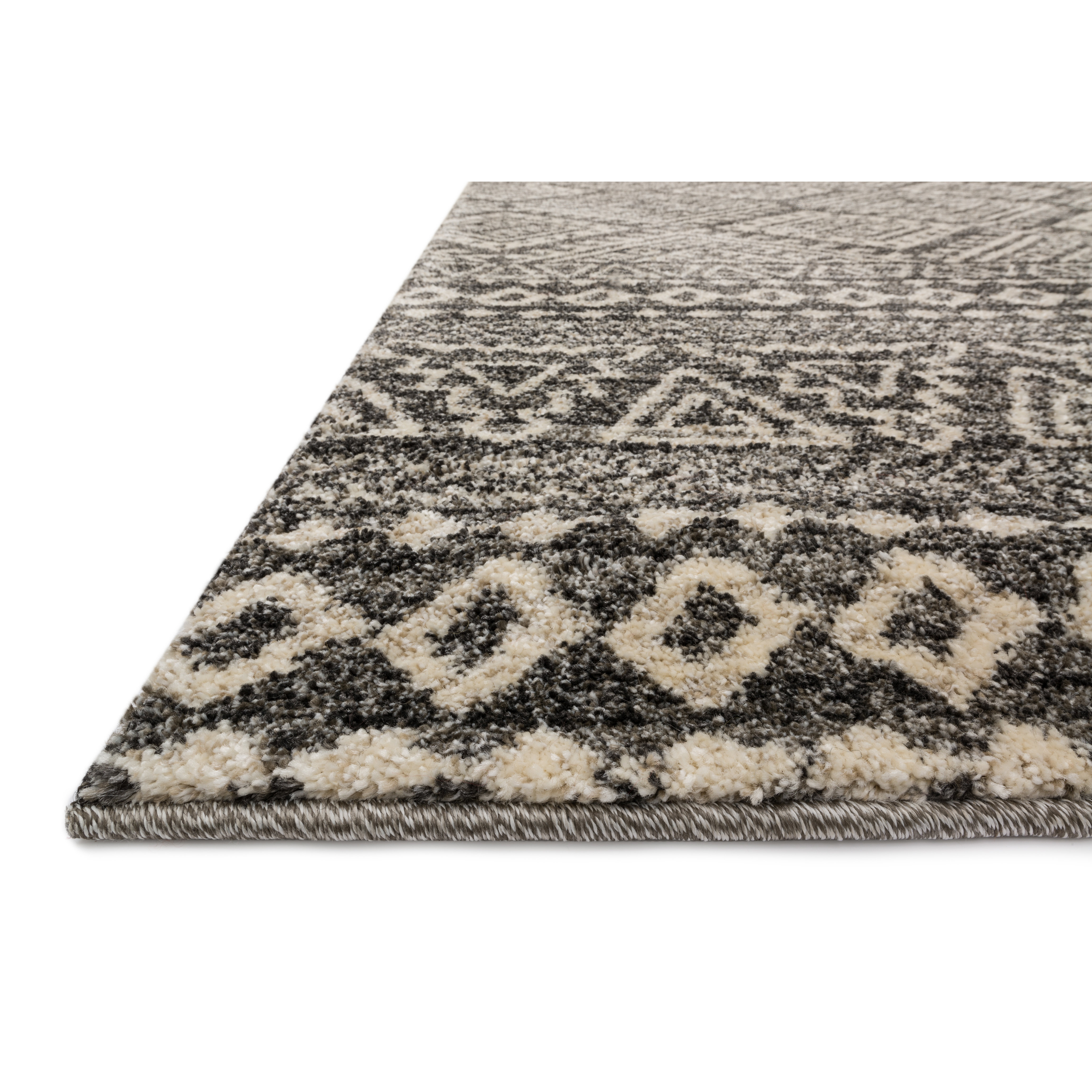 Loloi Rugs Emory Graphite & Ivory Area Rug & Reviews Wayfair
