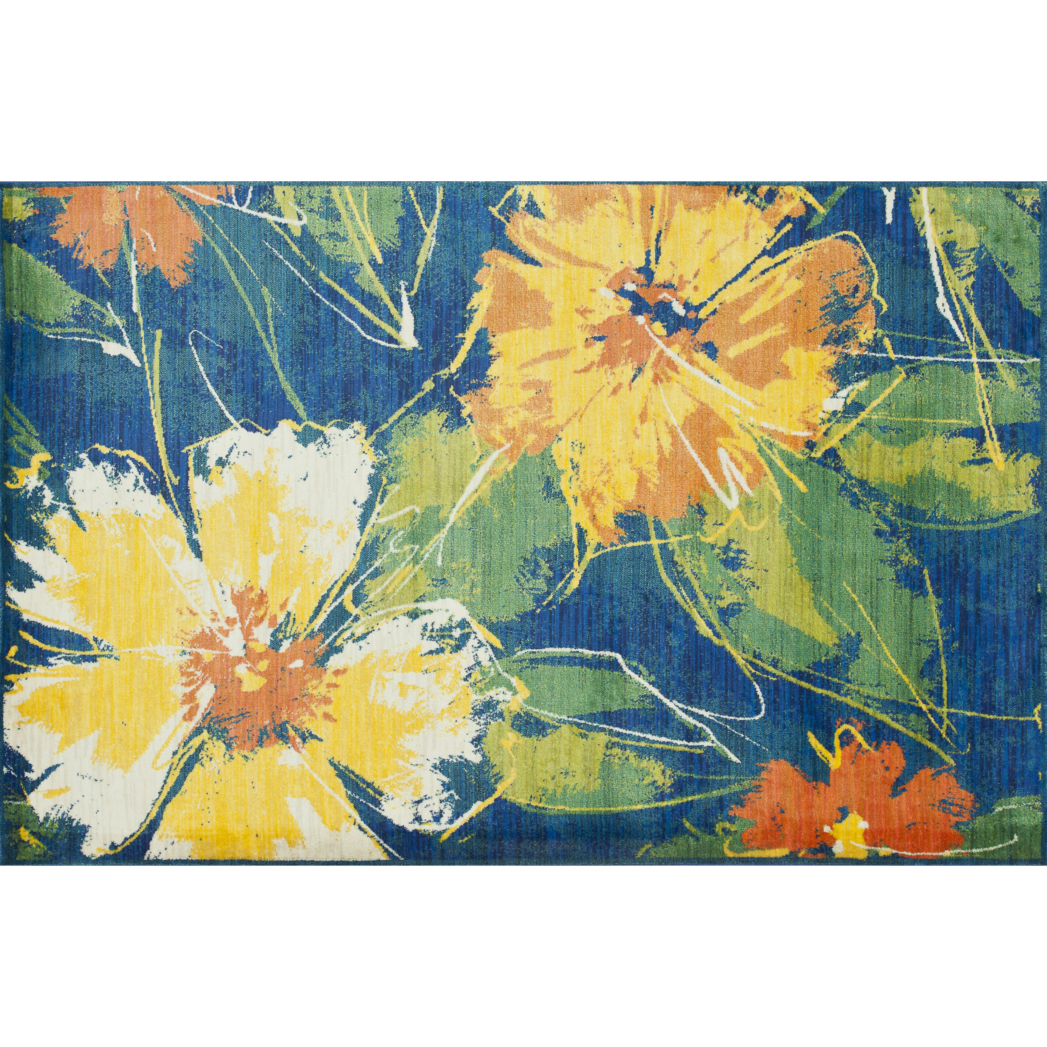 Loloi Rugs Madeline Cobalt Blue Rug & Reviews Wayfair