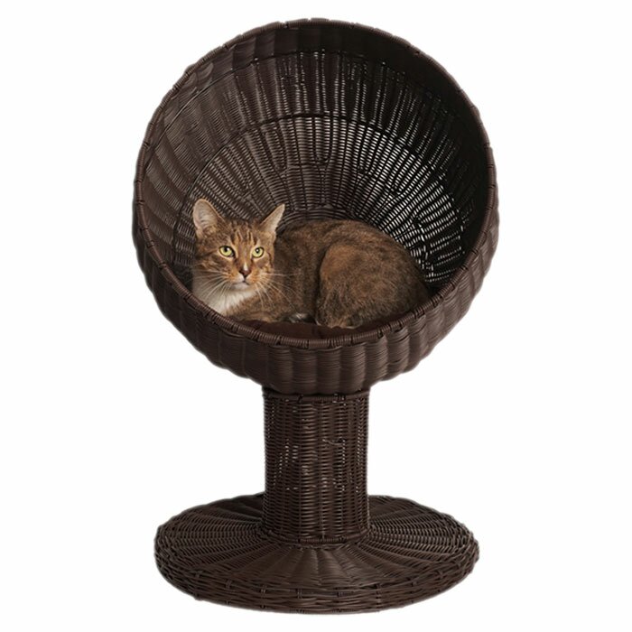 refined feline kitty ball bed