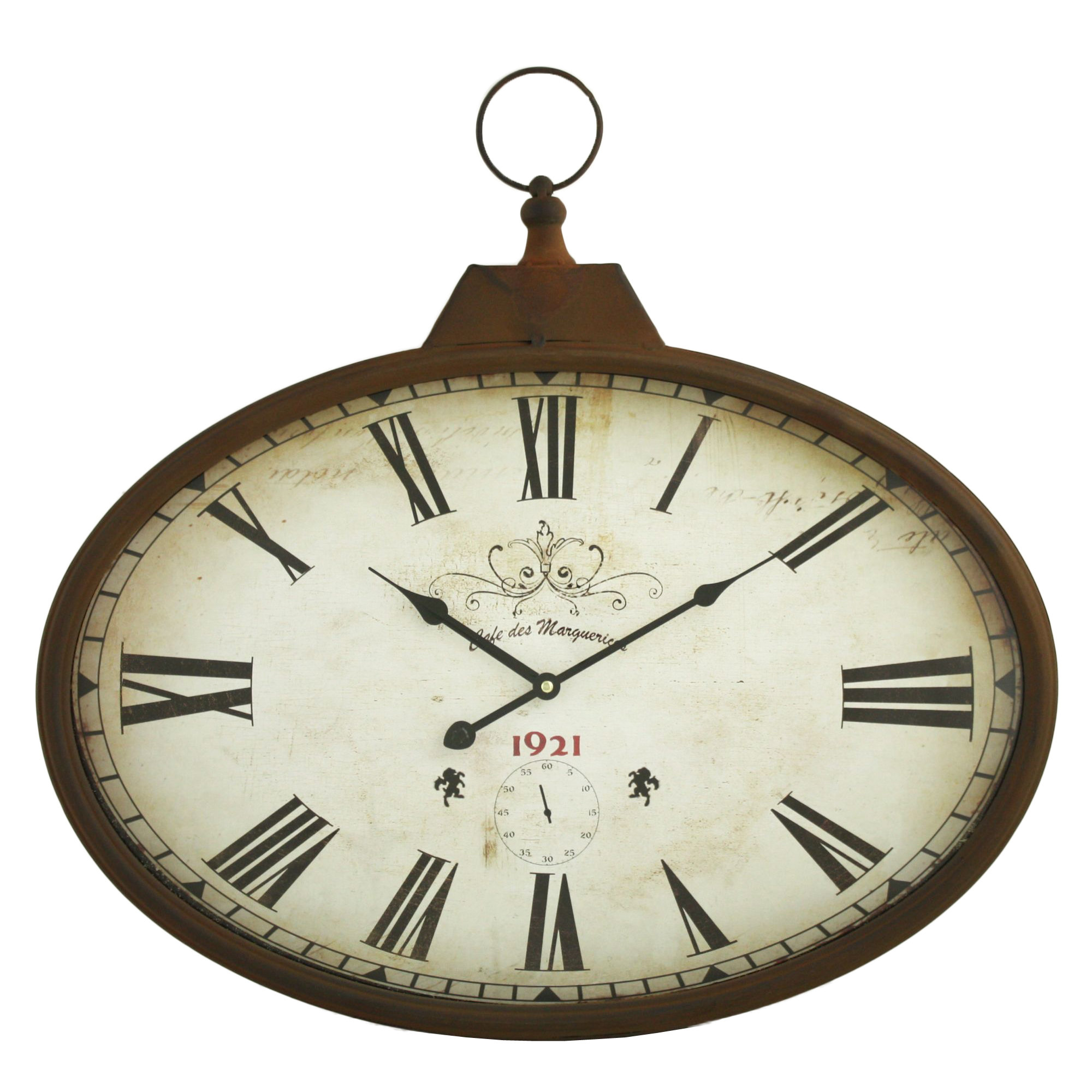 Aspire Daphne Oval Wall Clock & Reviews Wayfair