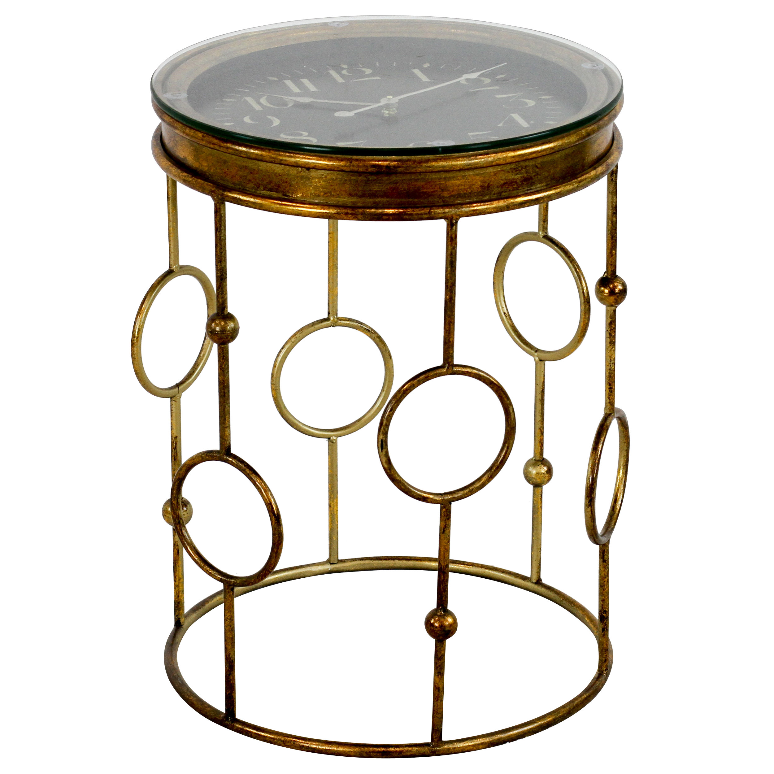 Aspire Clock End Table Wayfair