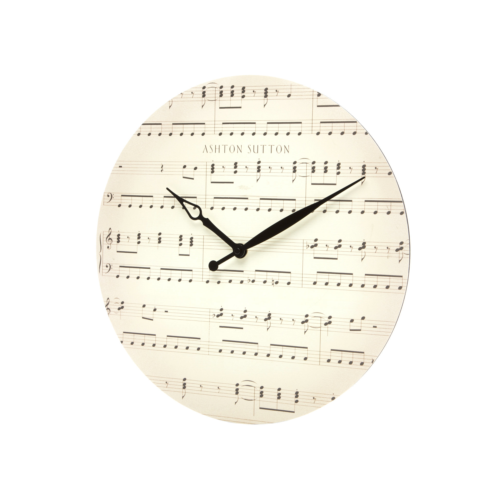 Ashton Sutton 16" Music Note Wall Clock & Reviews Wayfair