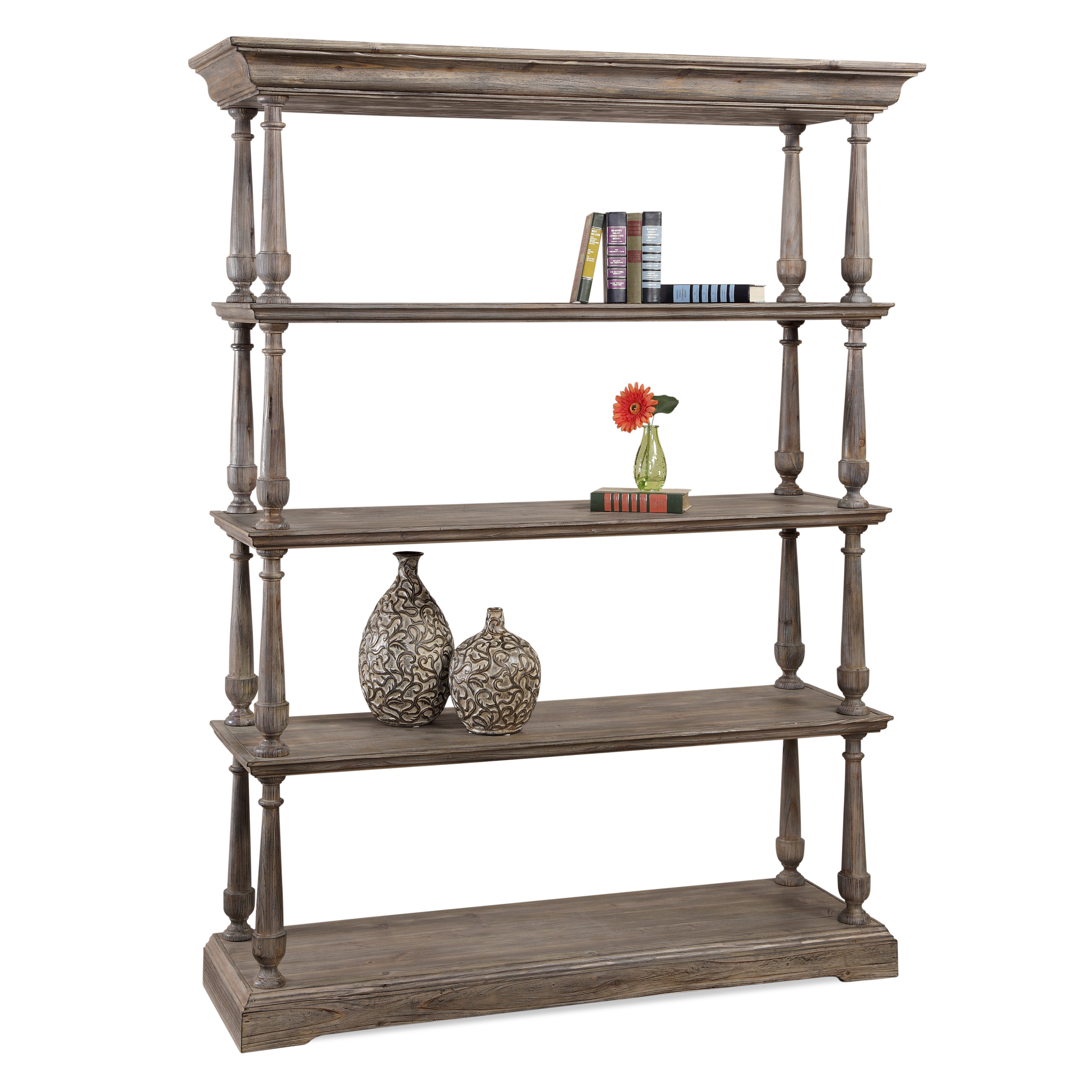Bassett Mirror Pemberton 76" Etagere Bookcase & Reviews Wayfair
