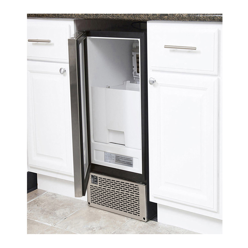 Whynter 15" W 50 lb. BuiltIn Clear Ice Maker & Reviews Wayfair
