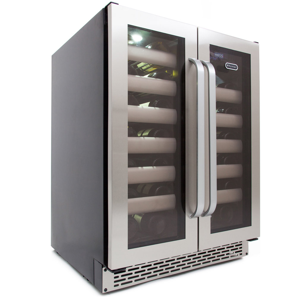Whynter Elite 40 Bottle Dual Zone BuiltIn Wine Refrigerator & Reviews Wayfair