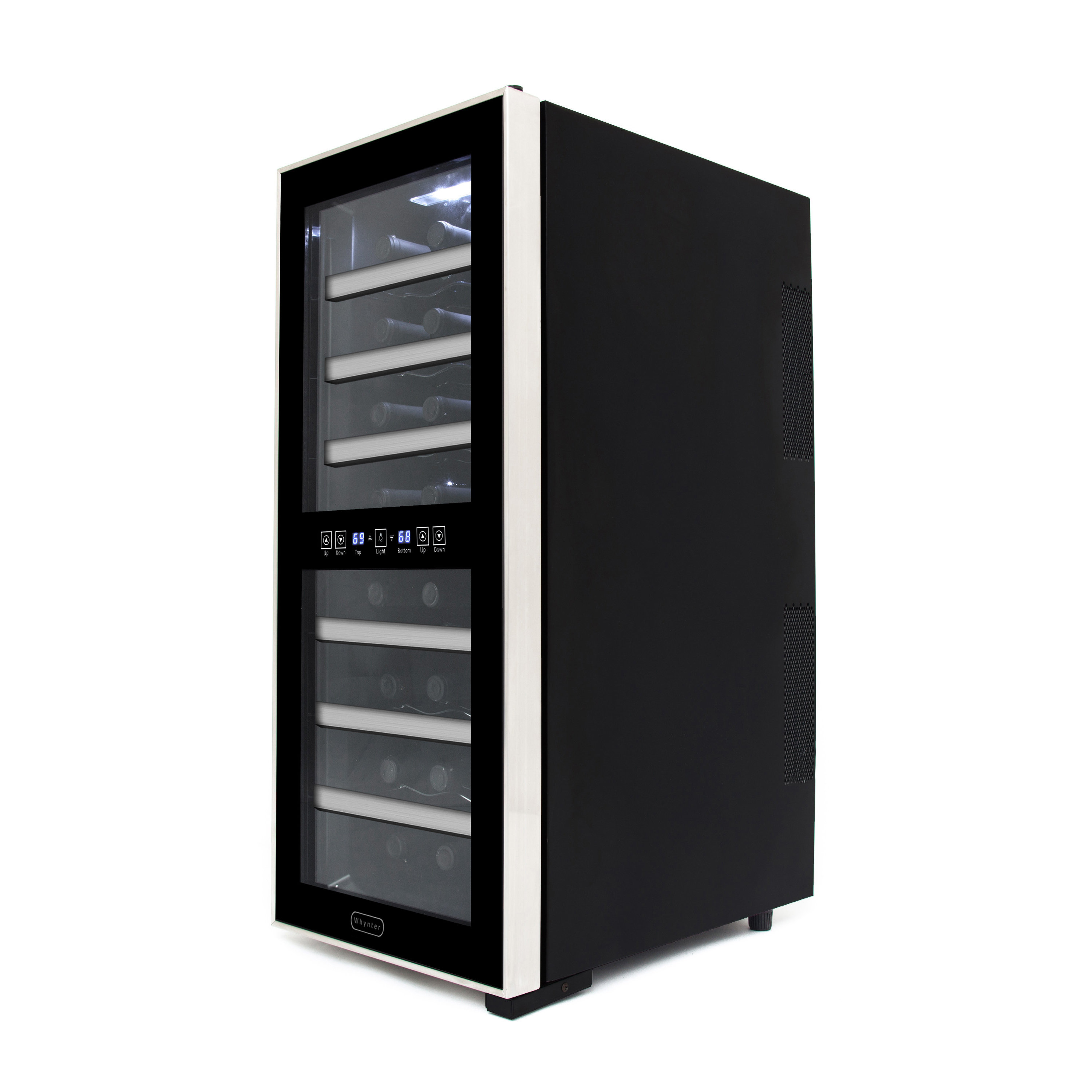 Whynter 24 Bottle Dual Zone Freestanding Wine Refrigerator & Reviews