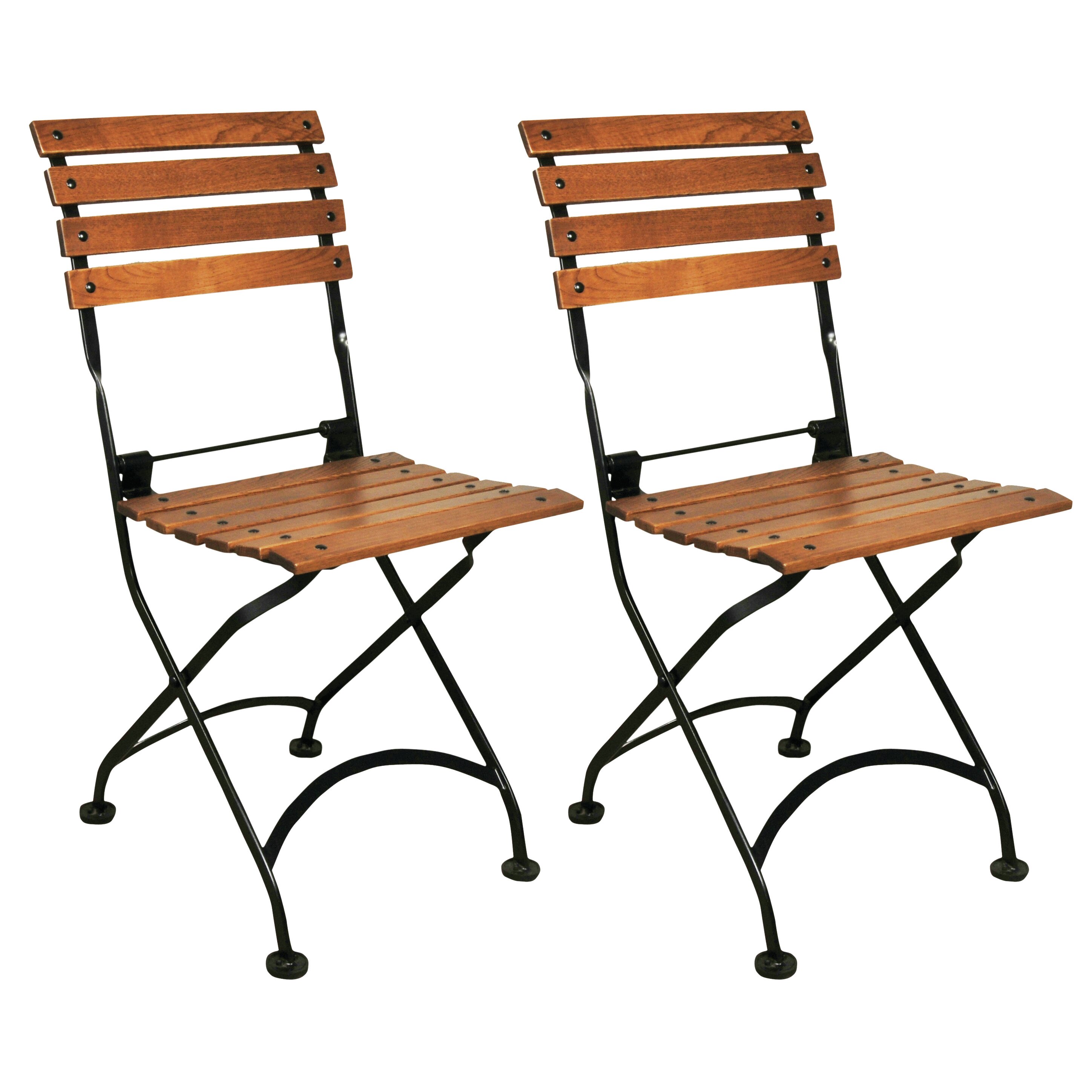 Furniture Designhouse European Café Folding Side Chair & Reviews | Wayfair