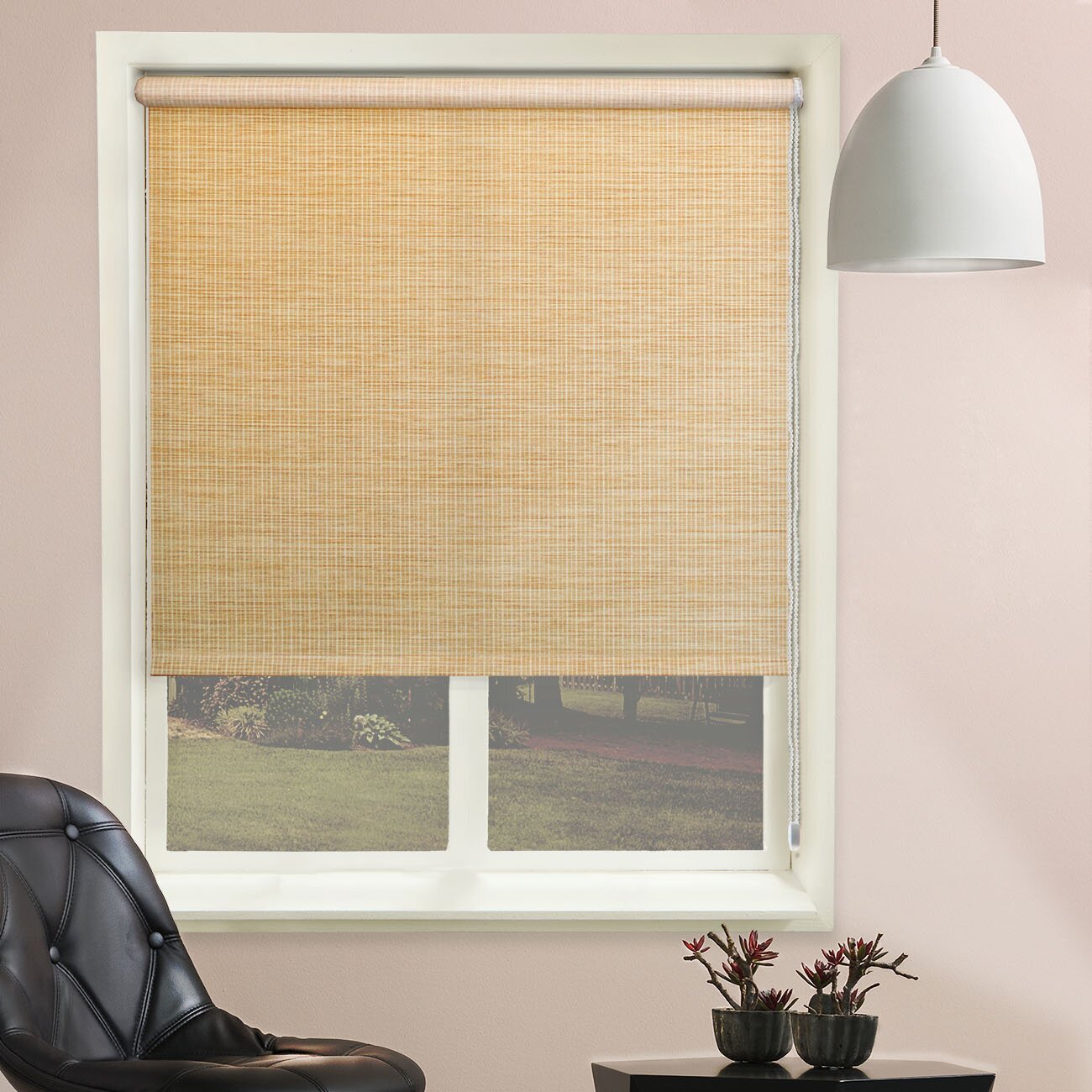 Chicology Lattice Continous Loop Privacy Roller Shade & Reviews 