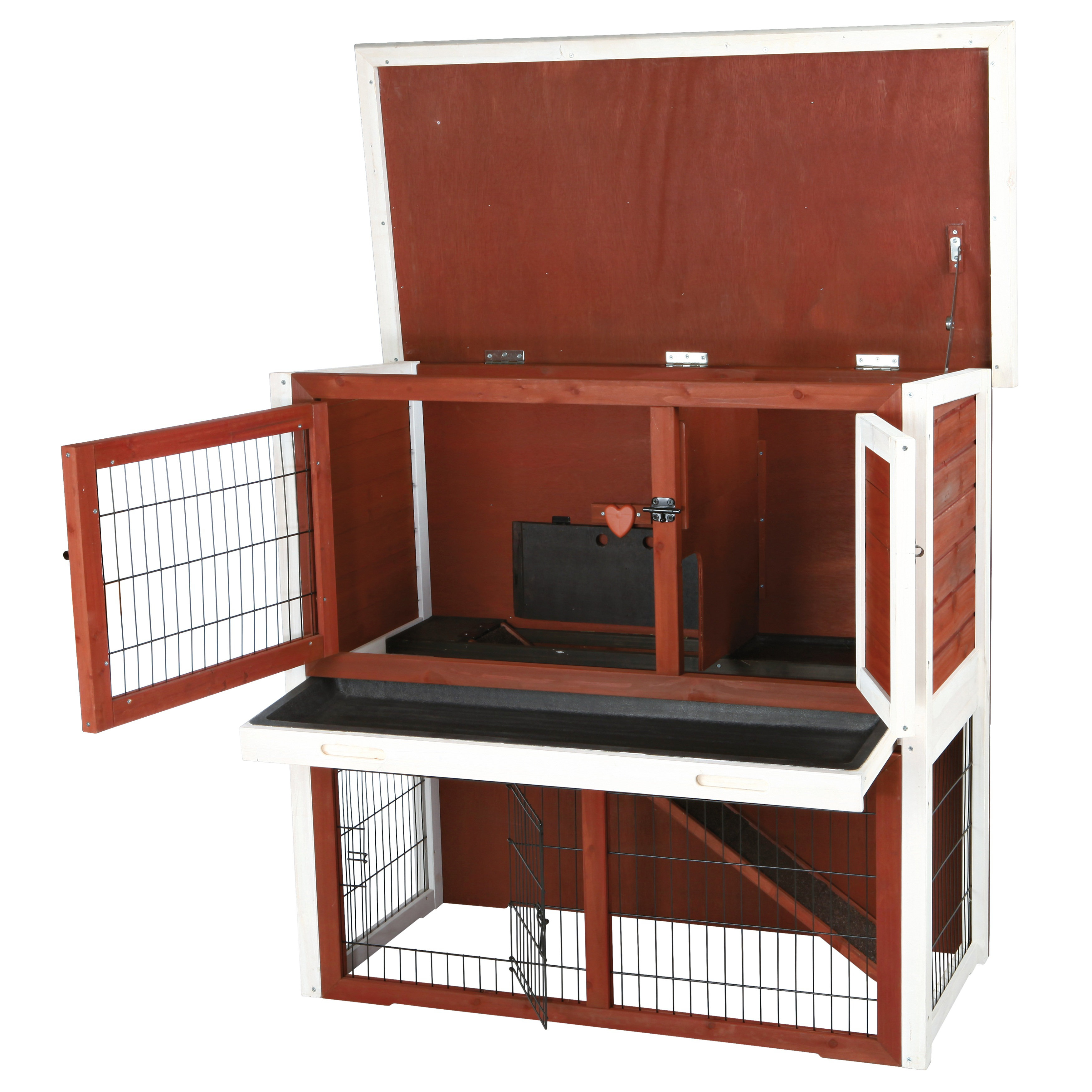 Trixie Small Animal Hutch with Sloped Roof & Reviews Wayfair