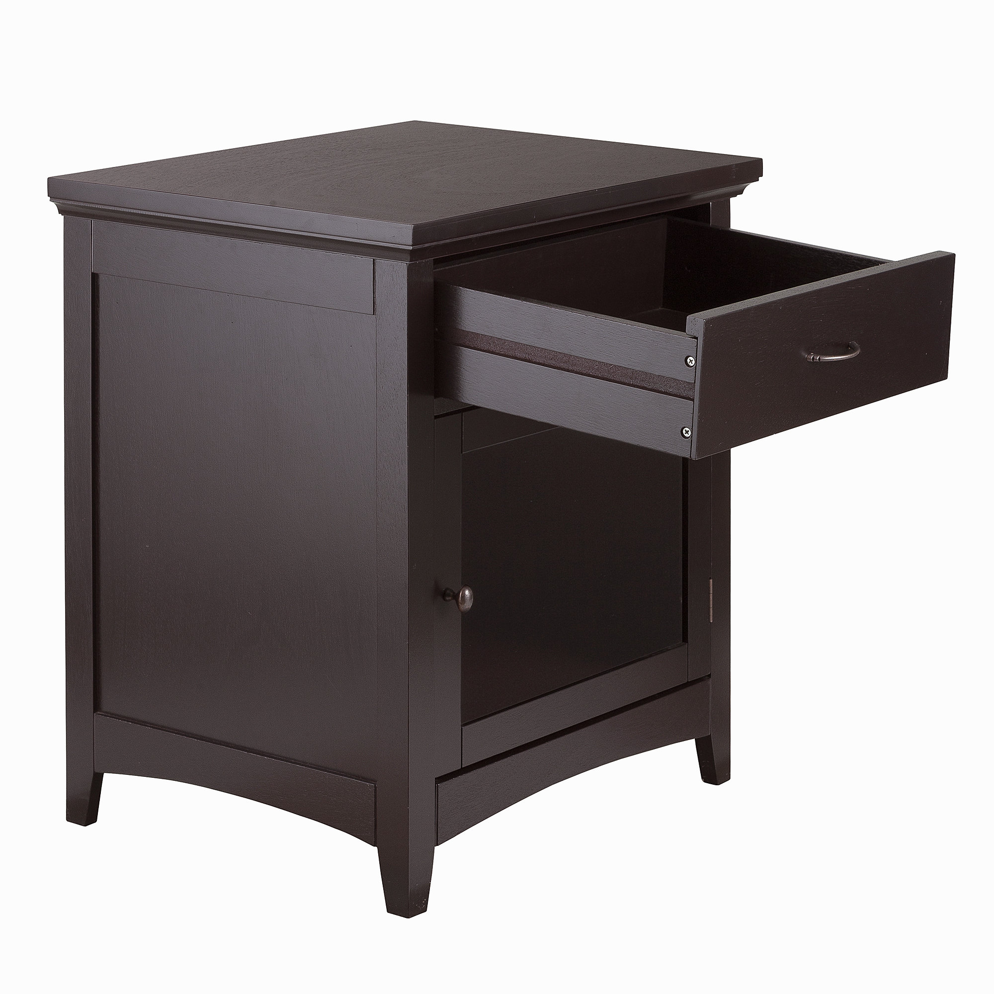 Elegant Home Fashions 1 Drawer Nightstand & Reviews Wayfair