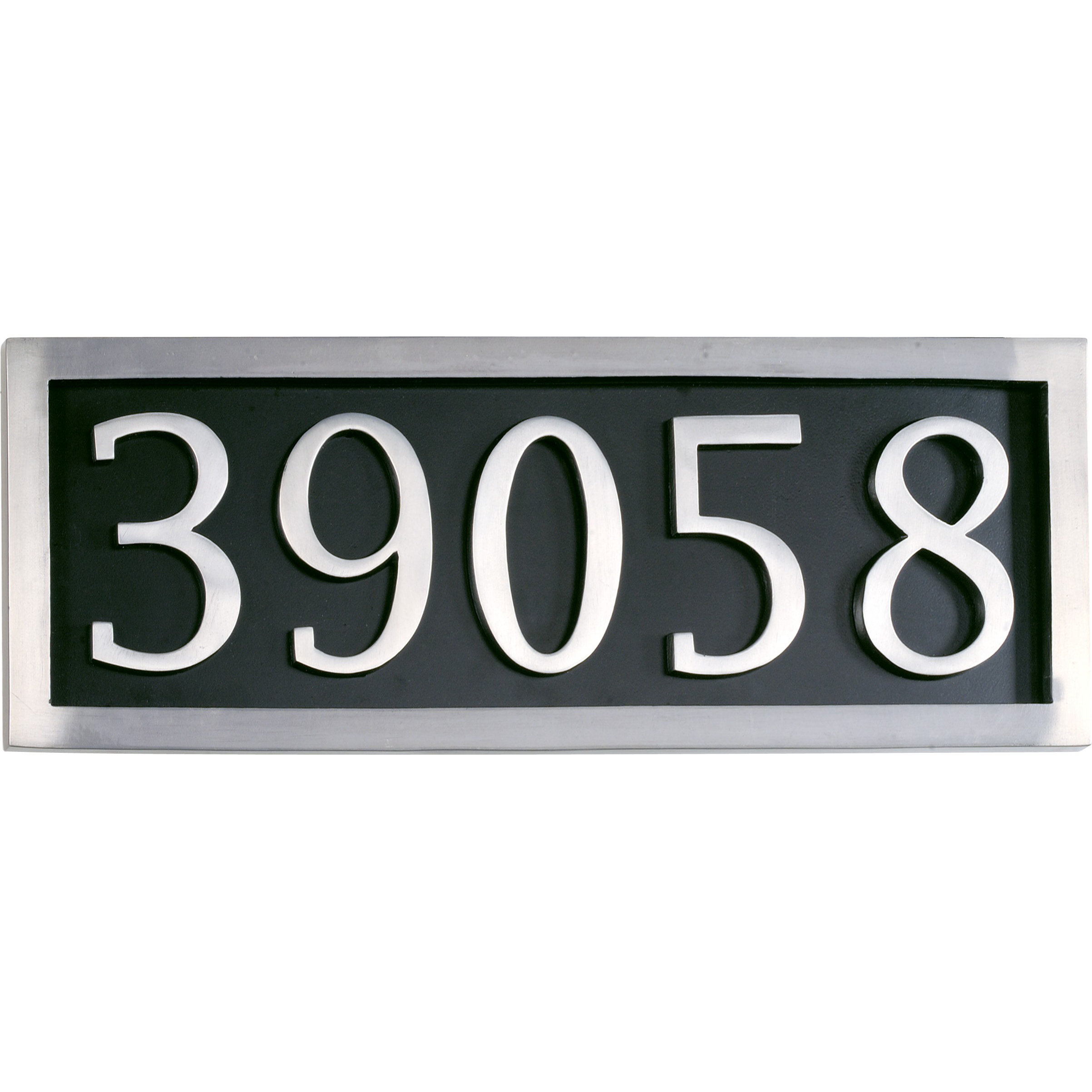 BRASS Accents 5 Numeral Address Plaque & Reviews Wayfair