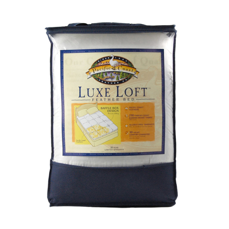 Pacific Coast Feather Luxe Loft 100 Cotton Feather Bed & Reviews Wayfair