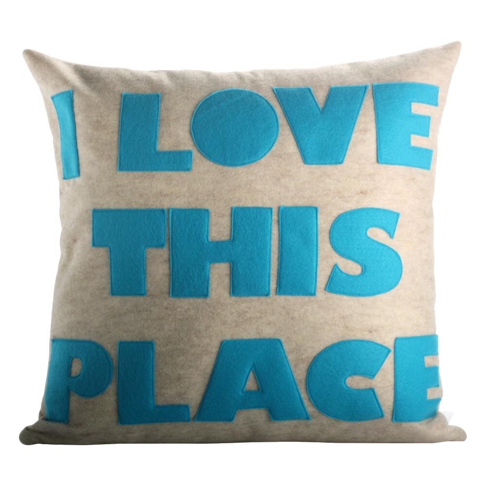 Alexandra Ferguson Celebrate Everyday I Love This Place Throw Pillow ...