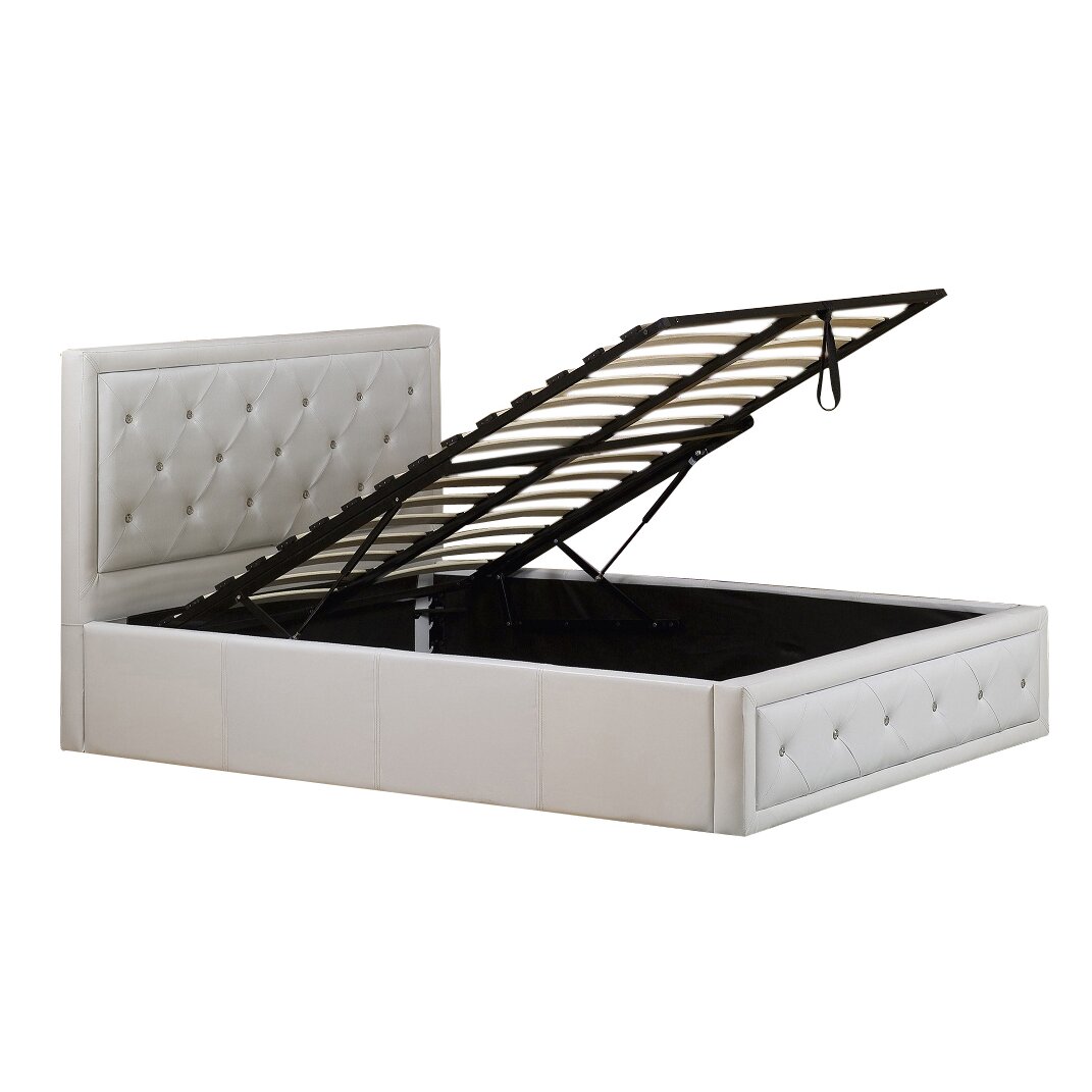 House Additions Crystal Gas Lift Storage Bed Frame | Wayfair UK