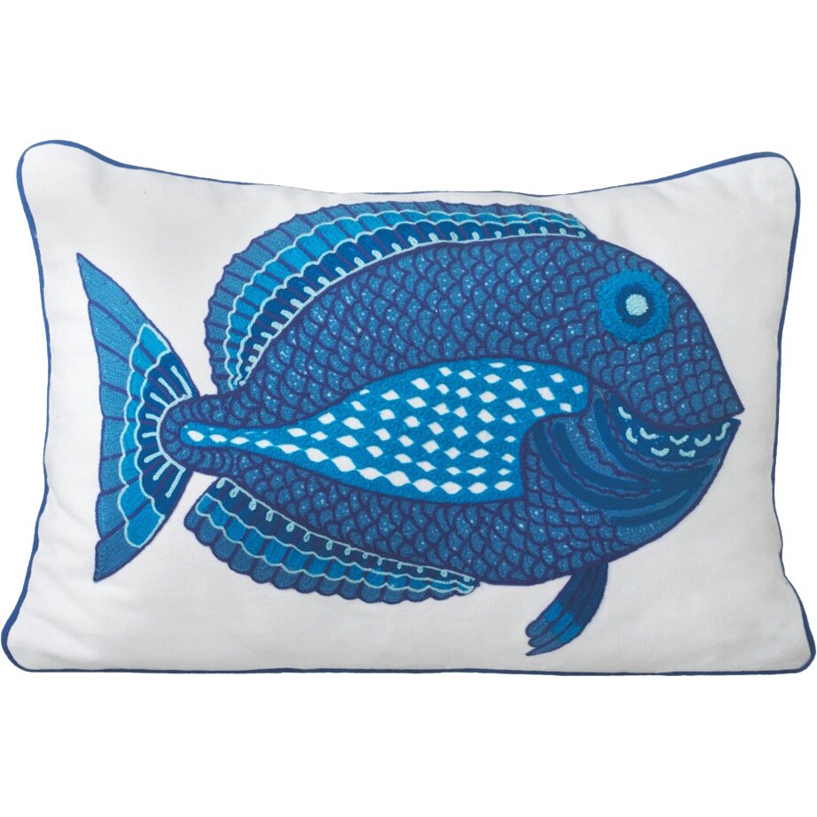 large fish pillow