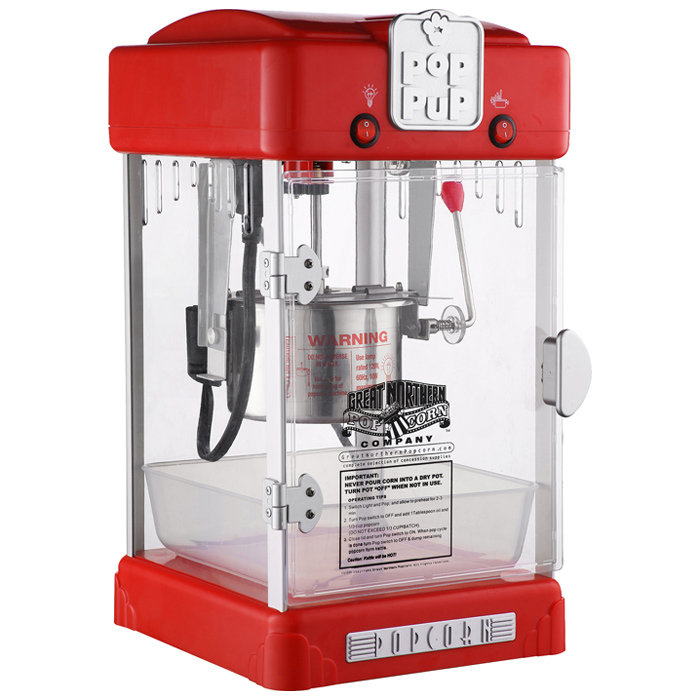 Great Northern Popcorn 2.5 Oz. Pop Pup Retro Popcorn Machine & Reviews