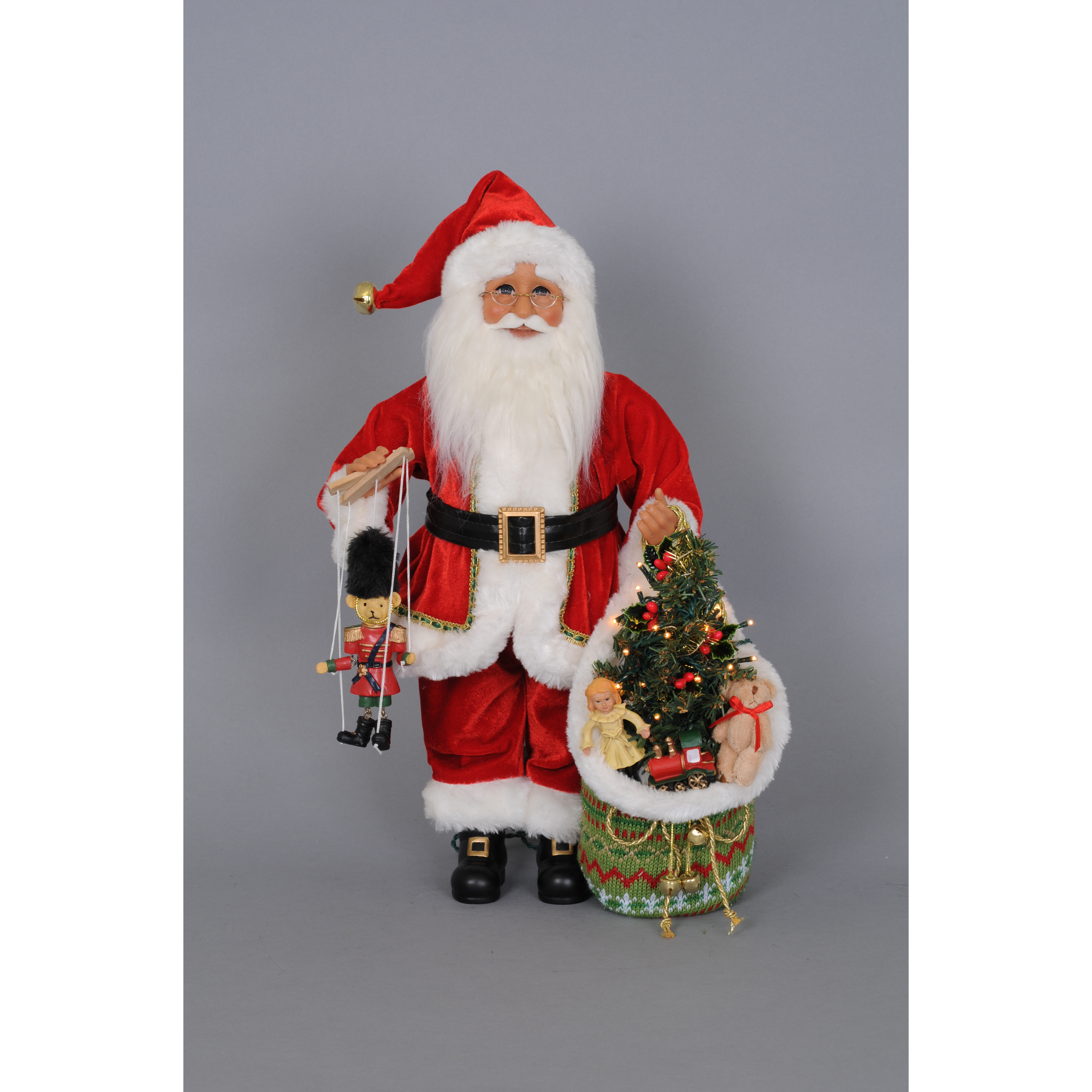 karen didion christmas lighted nutcracker santa figurine karen didion christmas lighted nutcracker santa figurine
