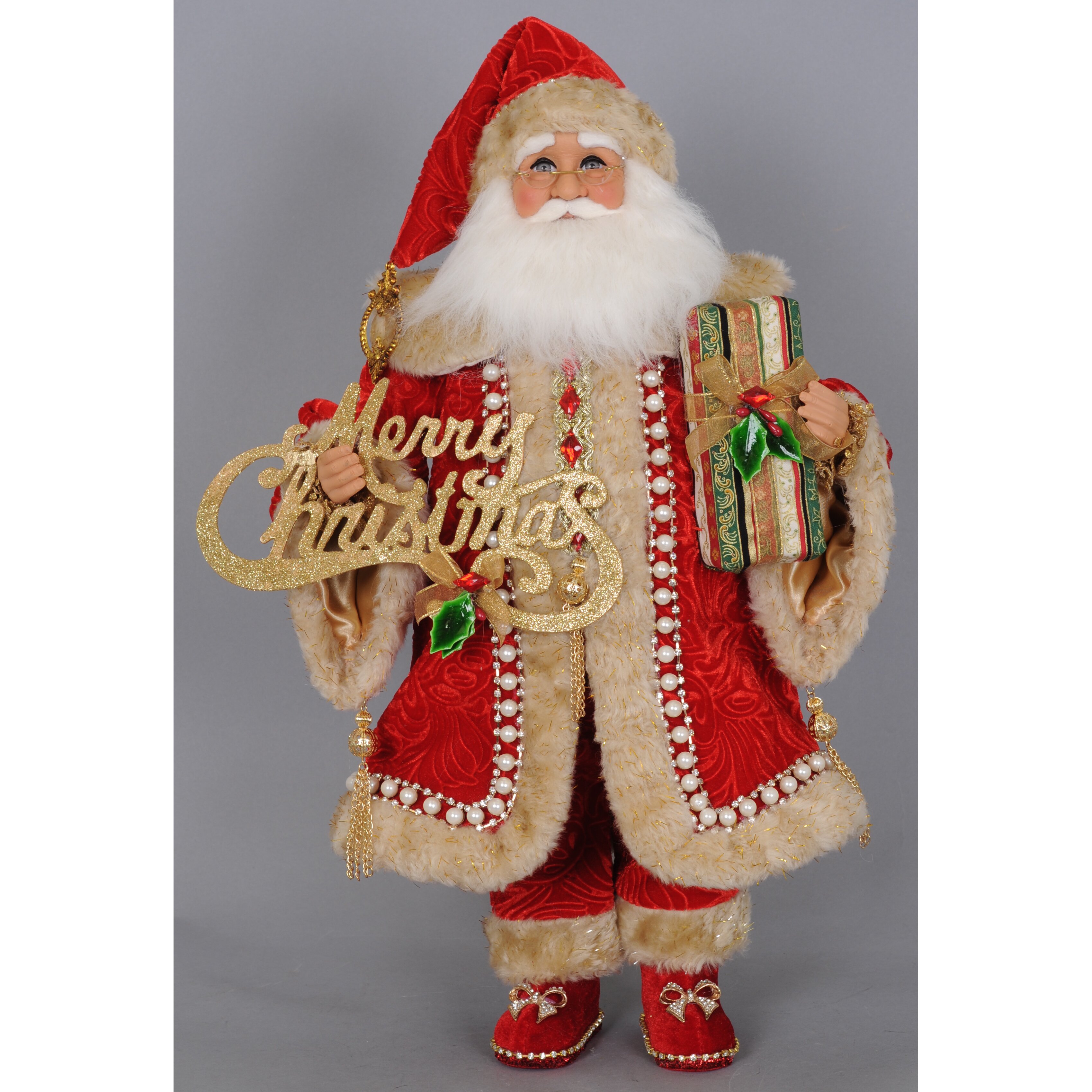 Karen Didion Christmas Elegance Santa Figurine & Reviews | Wayfair