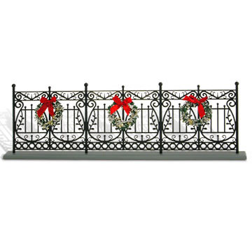 byers choice wrought iron fence christmas decoration byers choice wrought iron fence christmas decoration