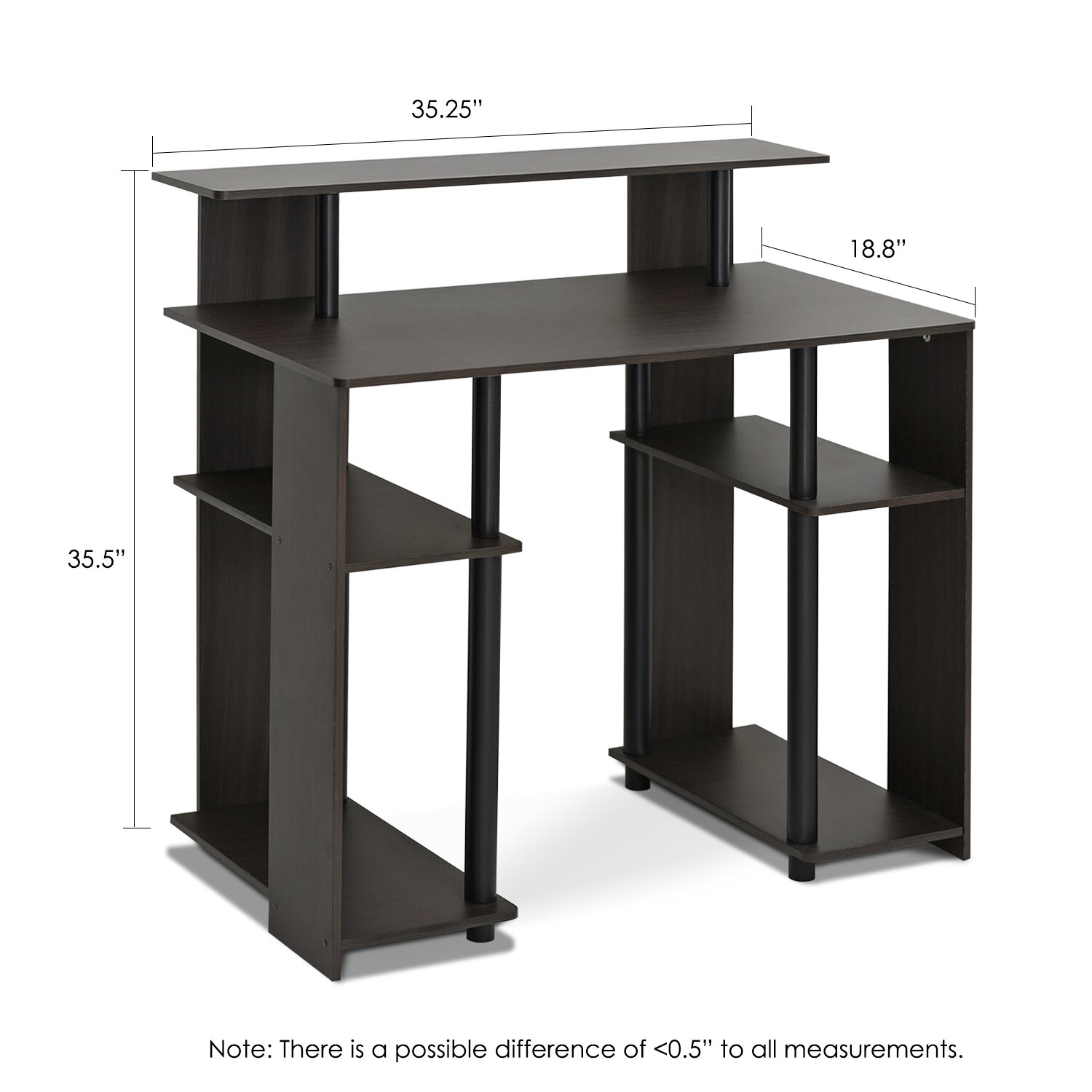 Furinno Jaya Computer Desk & Reviews | Wayfair