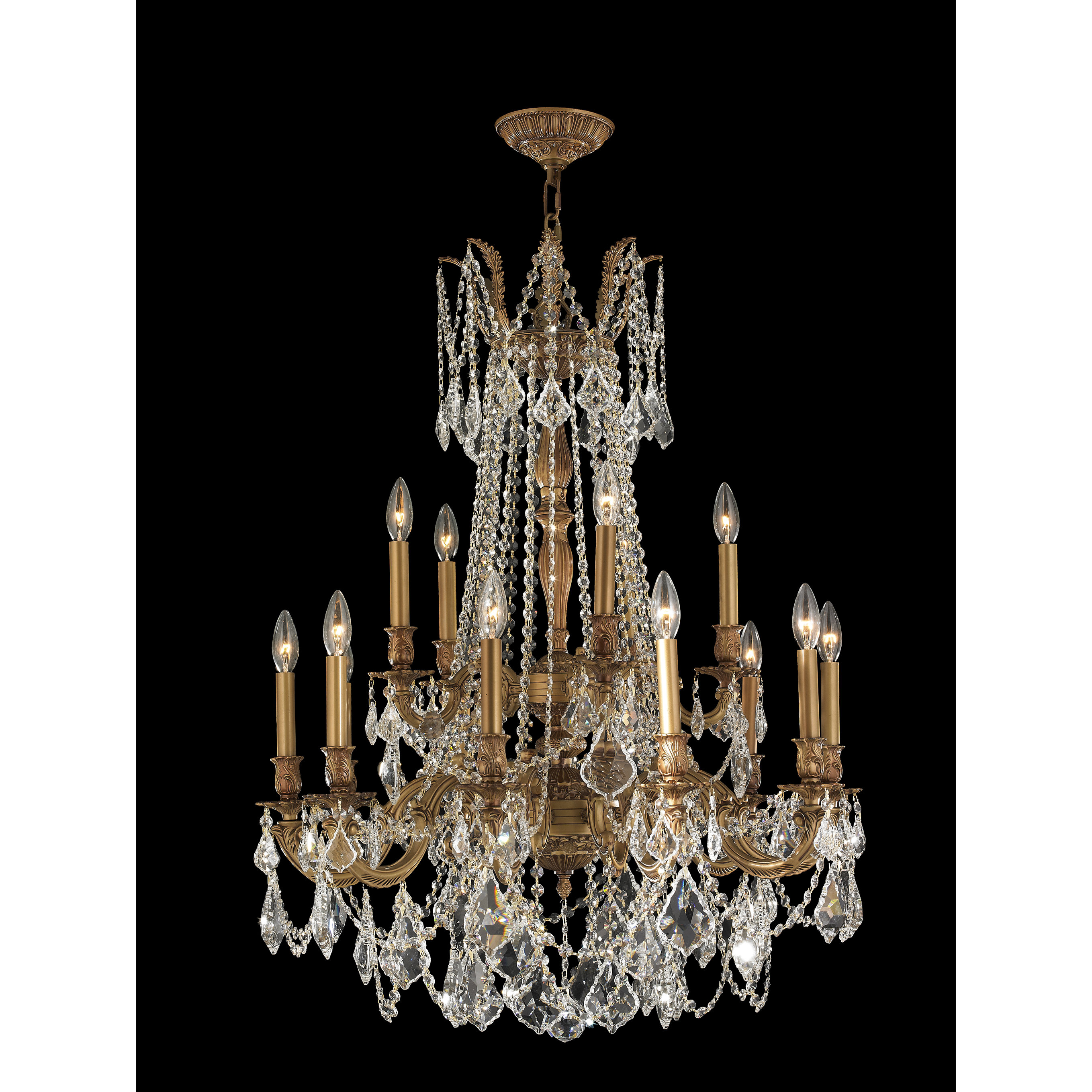 Worldwide Lighting Windsor 15 Light Crystal Chandelier & Reviews Wayfair