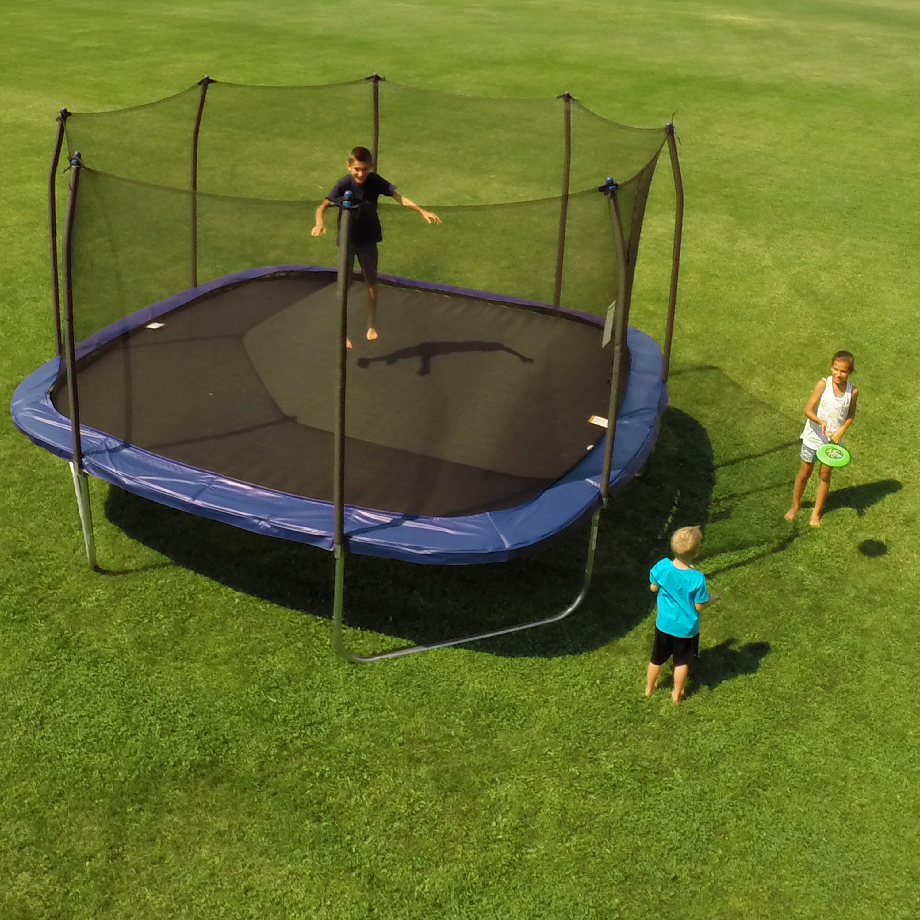 Skywalker 13' Square Trampoline with Enclosure & Reviews Wayfair