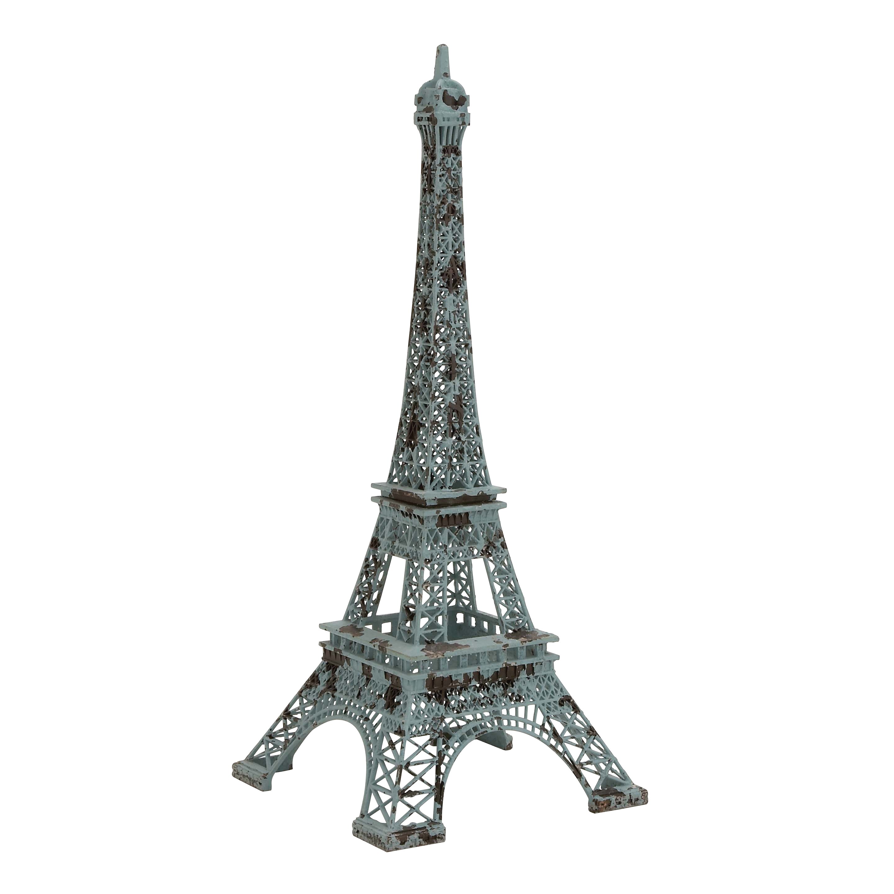 Woodland Imports The Charming Metal Decorative Eiffel Tower Sculpture ...