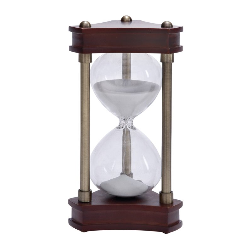 Woodland Imports Wooden Hourglass & Reviews | Wayfair