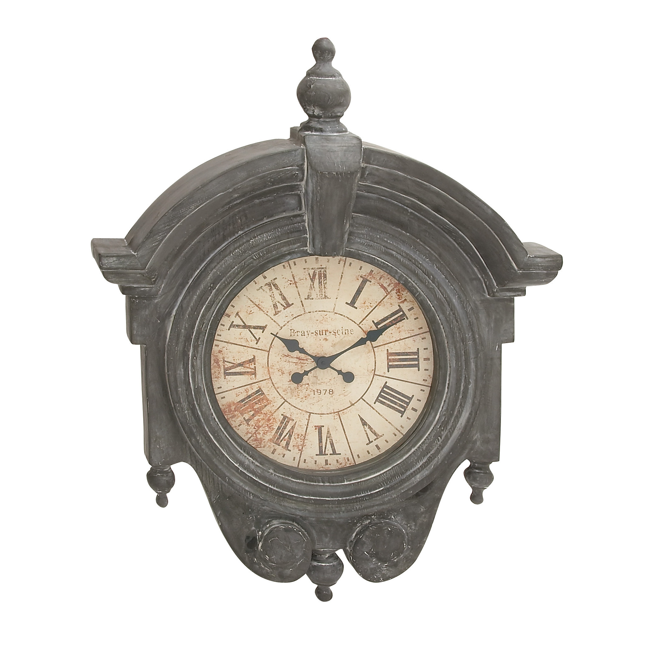 Woodland Imports Timelessly Classic Fiberglass Wall Clock Wayfair