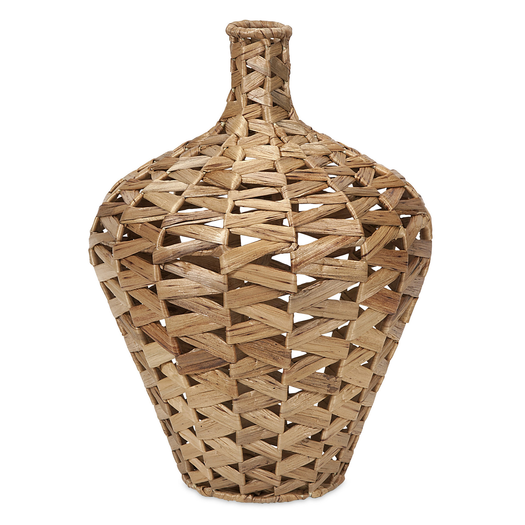 Woodland Imports Lelei Woven Water Hyacinth Vase & Reviews | Wayfair