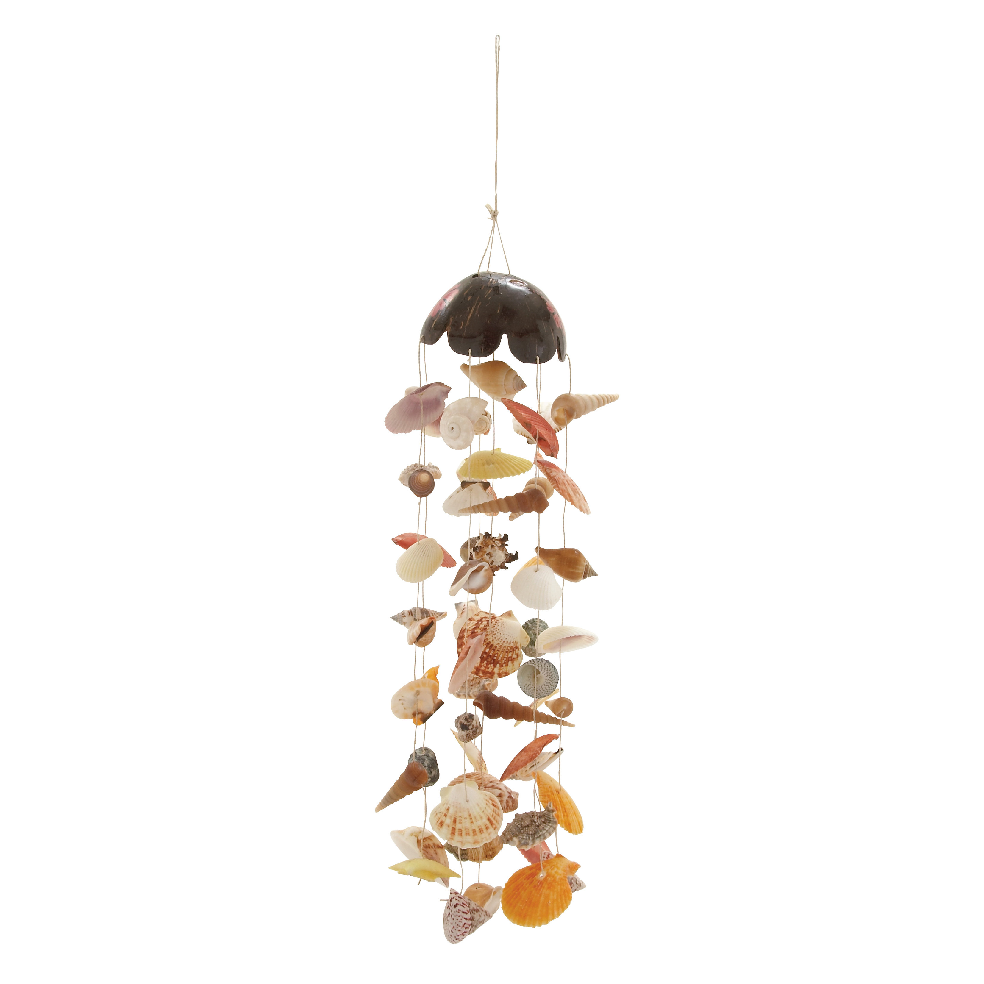Woodland Imports Coconut Shell Wind Chime & Reviews Wayfair