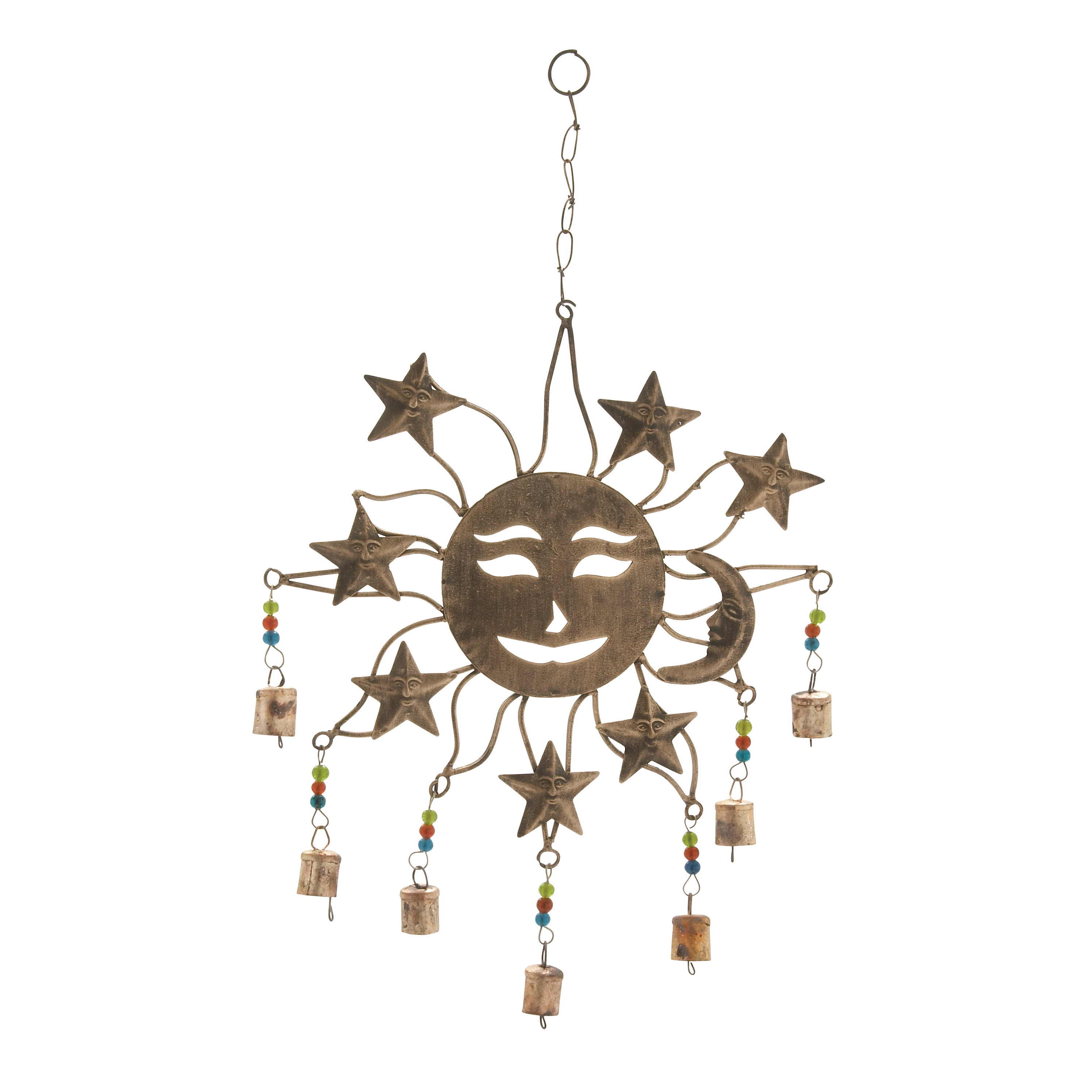Woodland Imports Sun Wind Chime Wayfair Woodland Imports Sun Wind Chime