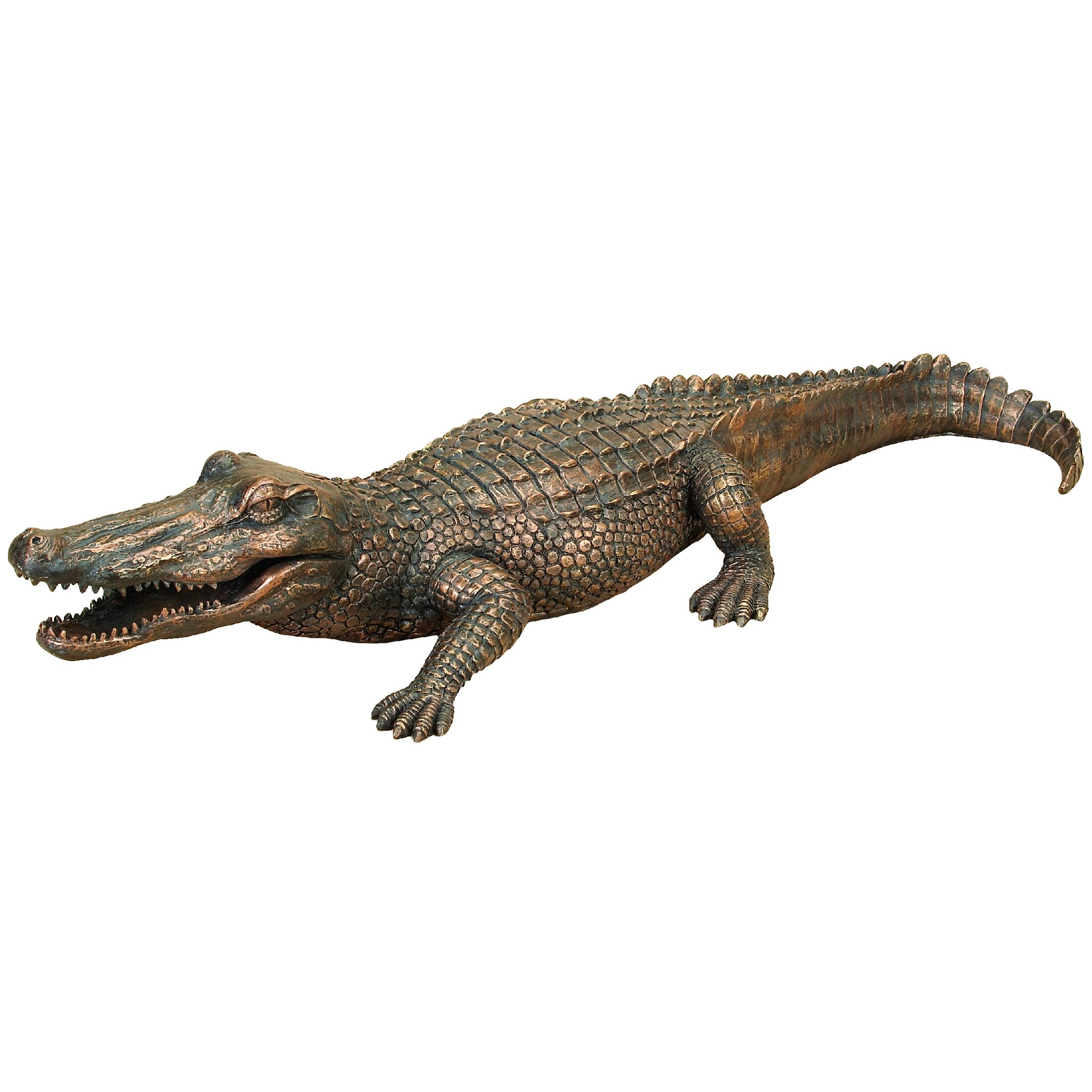 Woodland Imports Alligator Garden Statue & Reviews | Wayfair