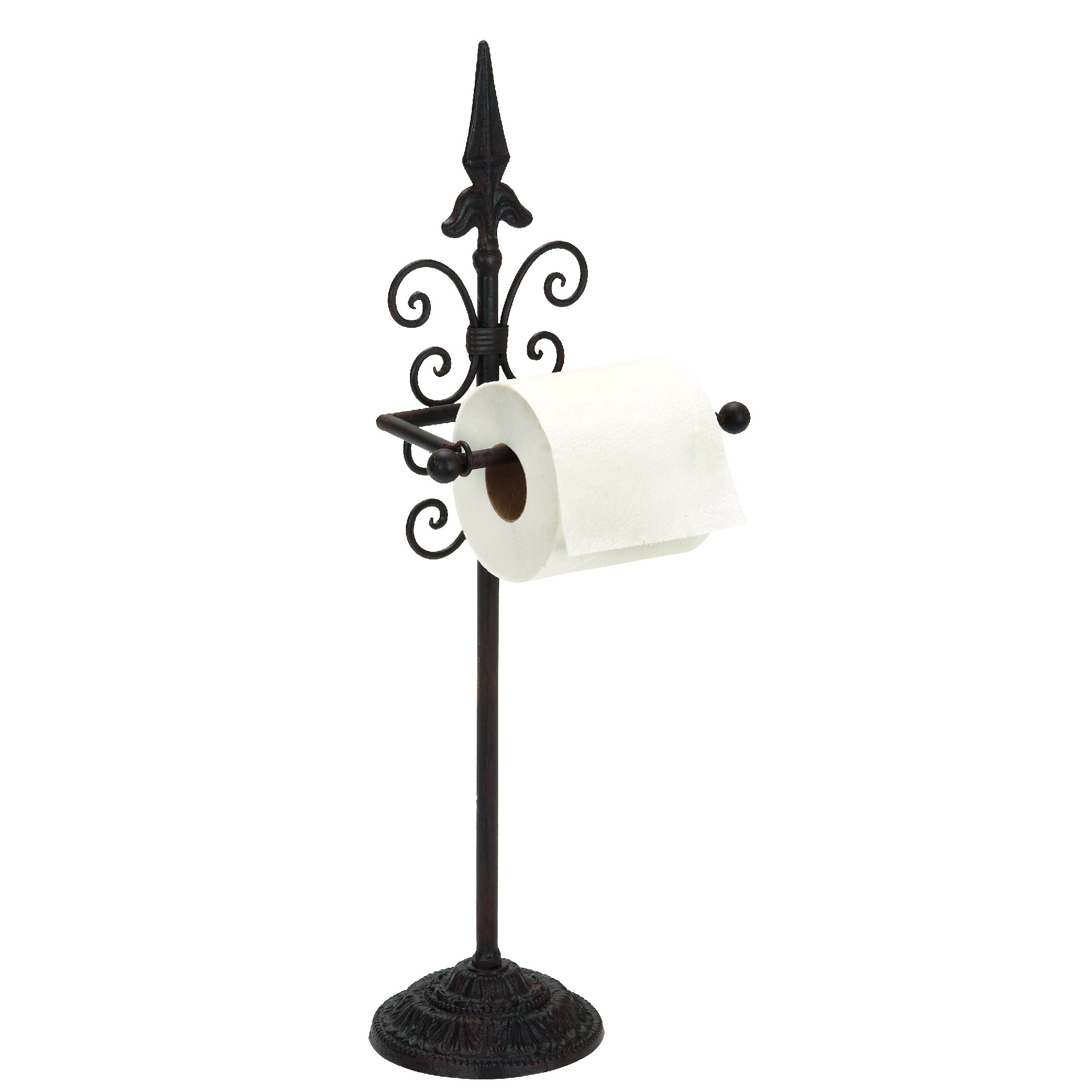 Woodland Imports Free Standing Toilet Paper Holder 66506 