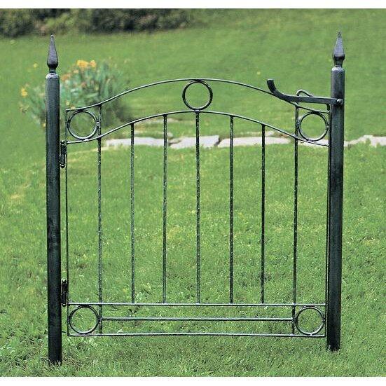 ACHLA Country Cottage Wrought Iron Garden Gate & Reviews | Wayfair