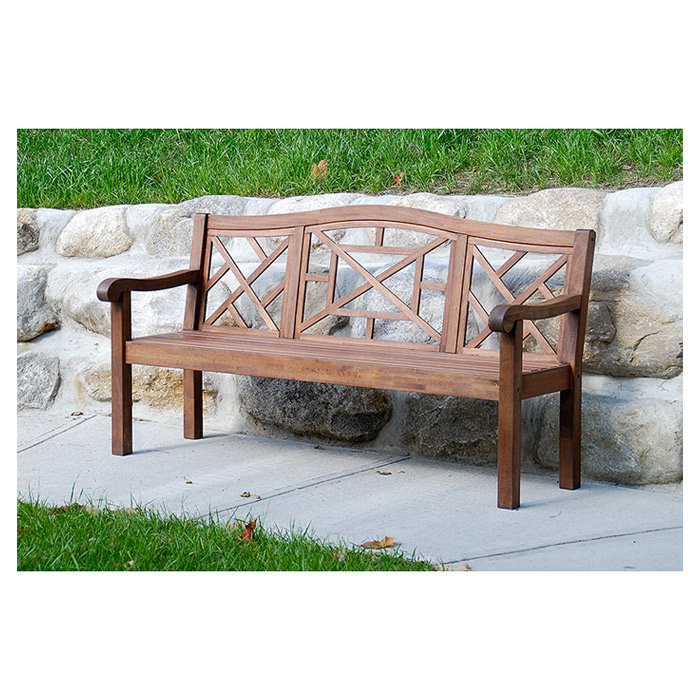 ACHLA Carlton Eucalyptus Garden Bench & Reviews Wayfair